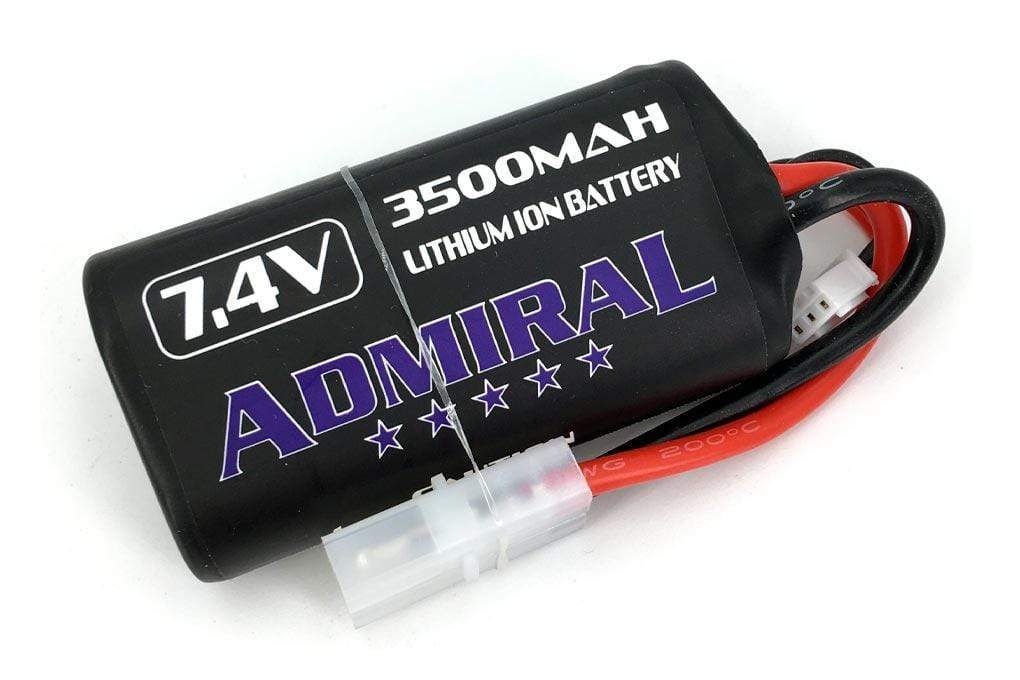 Admiral 3500mAh 2S 7.4V Li-ion Battery with Tamiya Connector