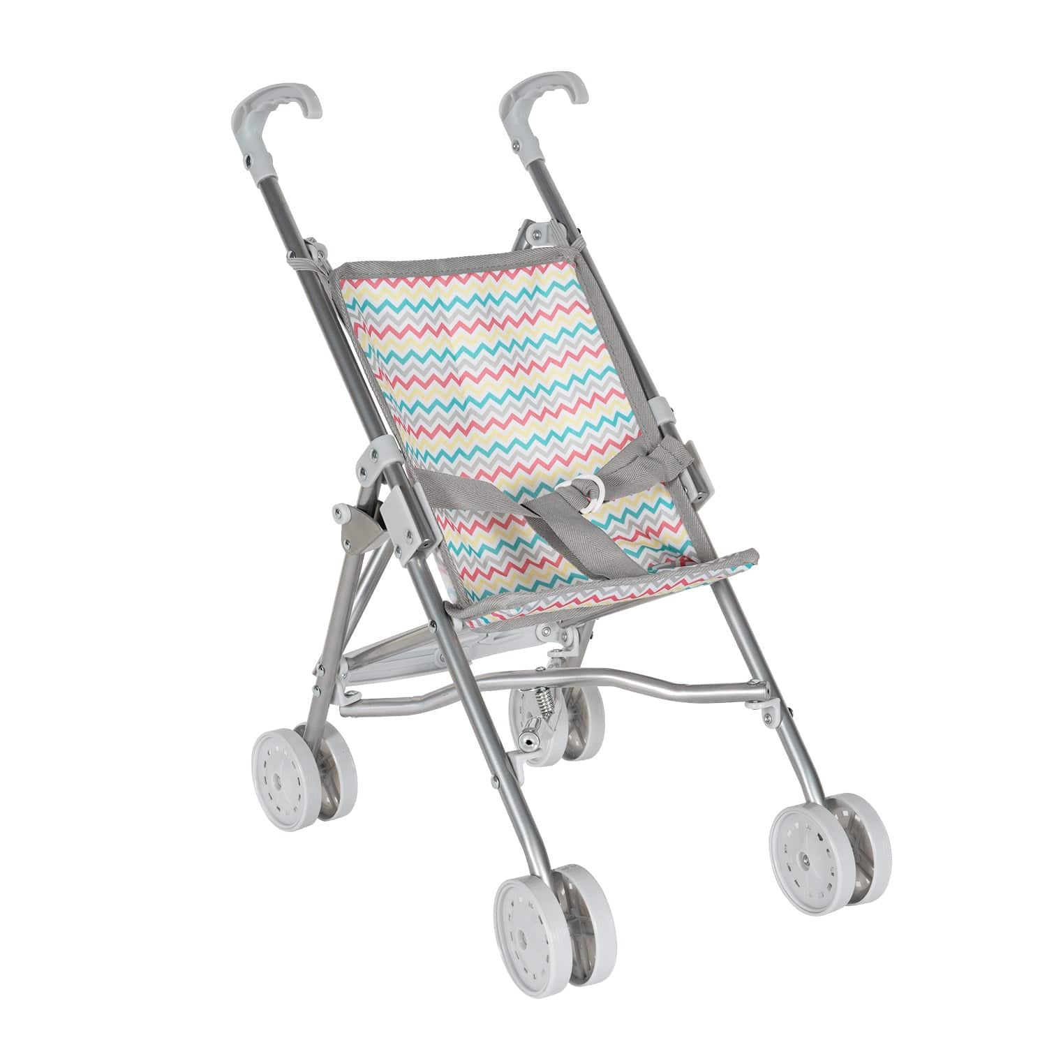 Mini Doll Stroller - Zig Zag Rainbow