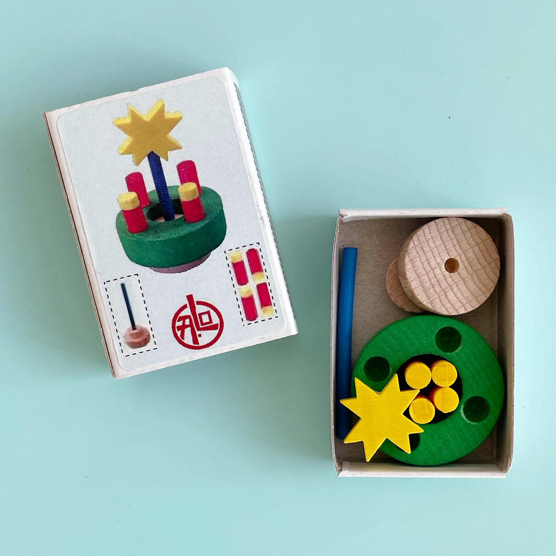 Matchbox Advent Wreath - Loquai Holzkunst