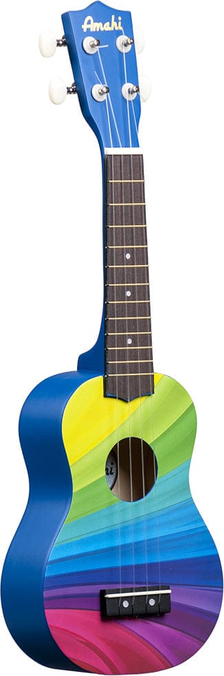 Amahi Ukuleles Rainbow Wave Ukulele