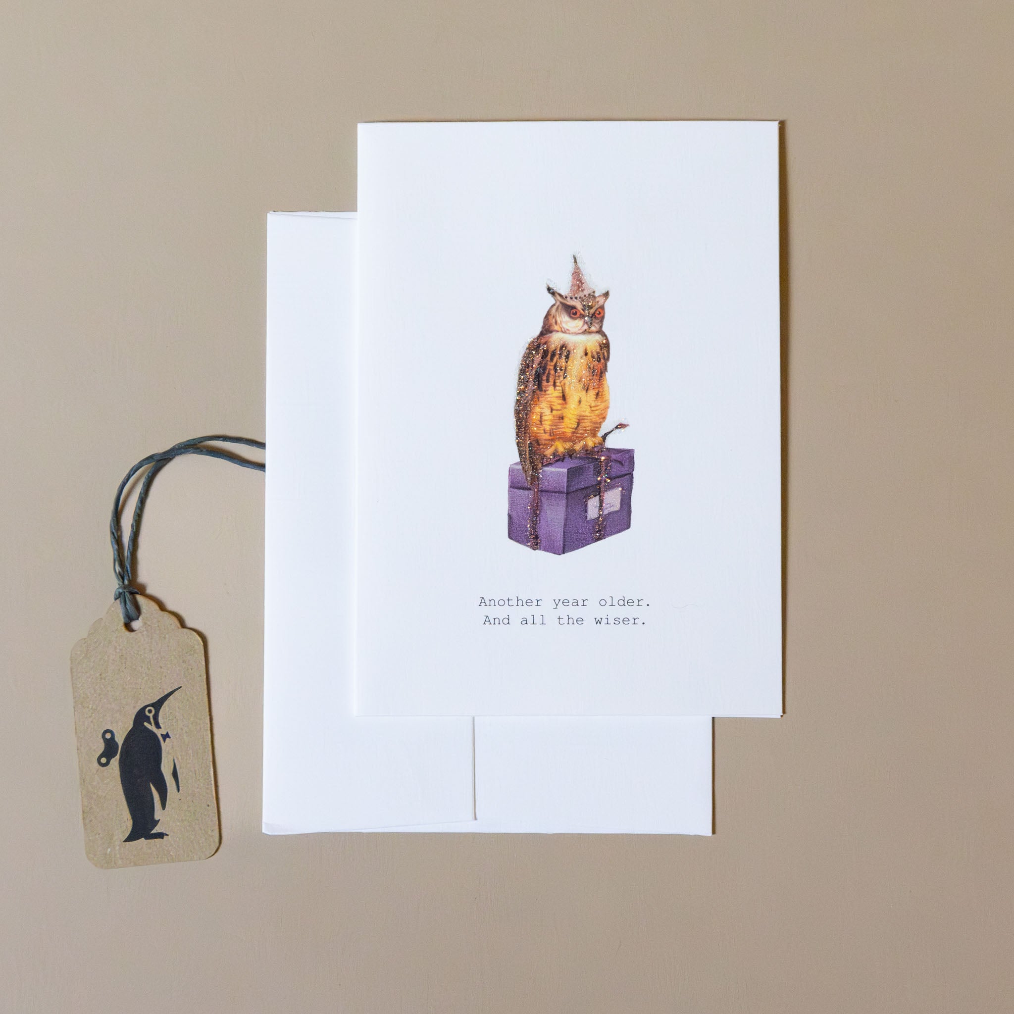 Another Year Older & Wiser Birthday Greeting Card