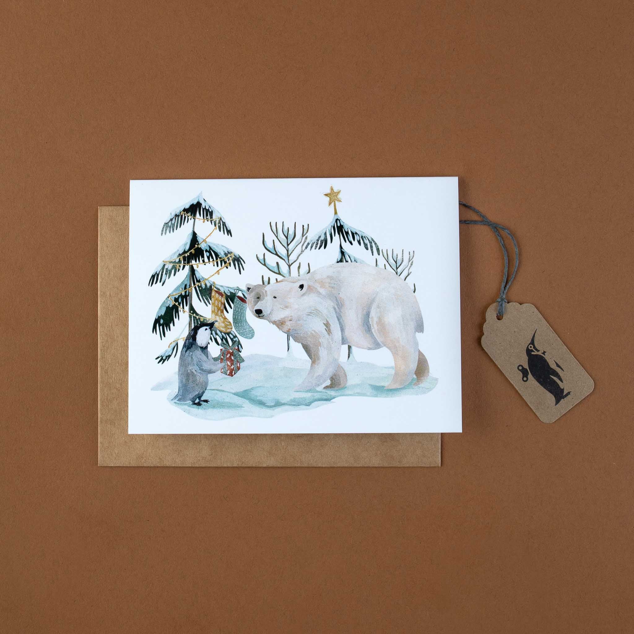 Arctic Holiday Greeting Card