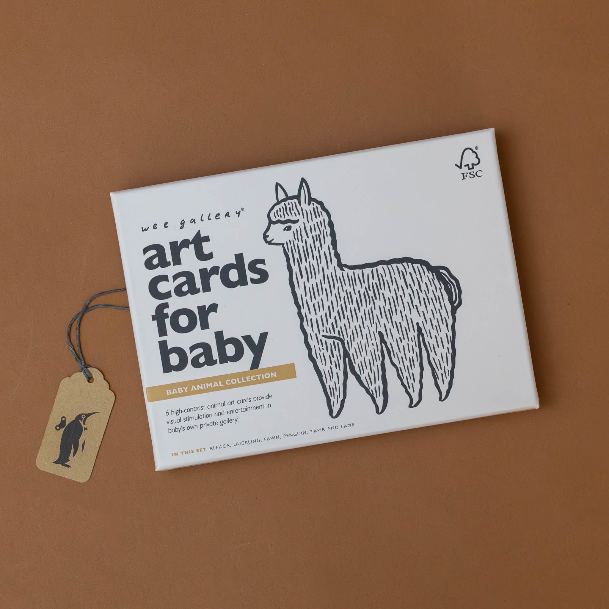 Black & White Art Cards | Baby Animals