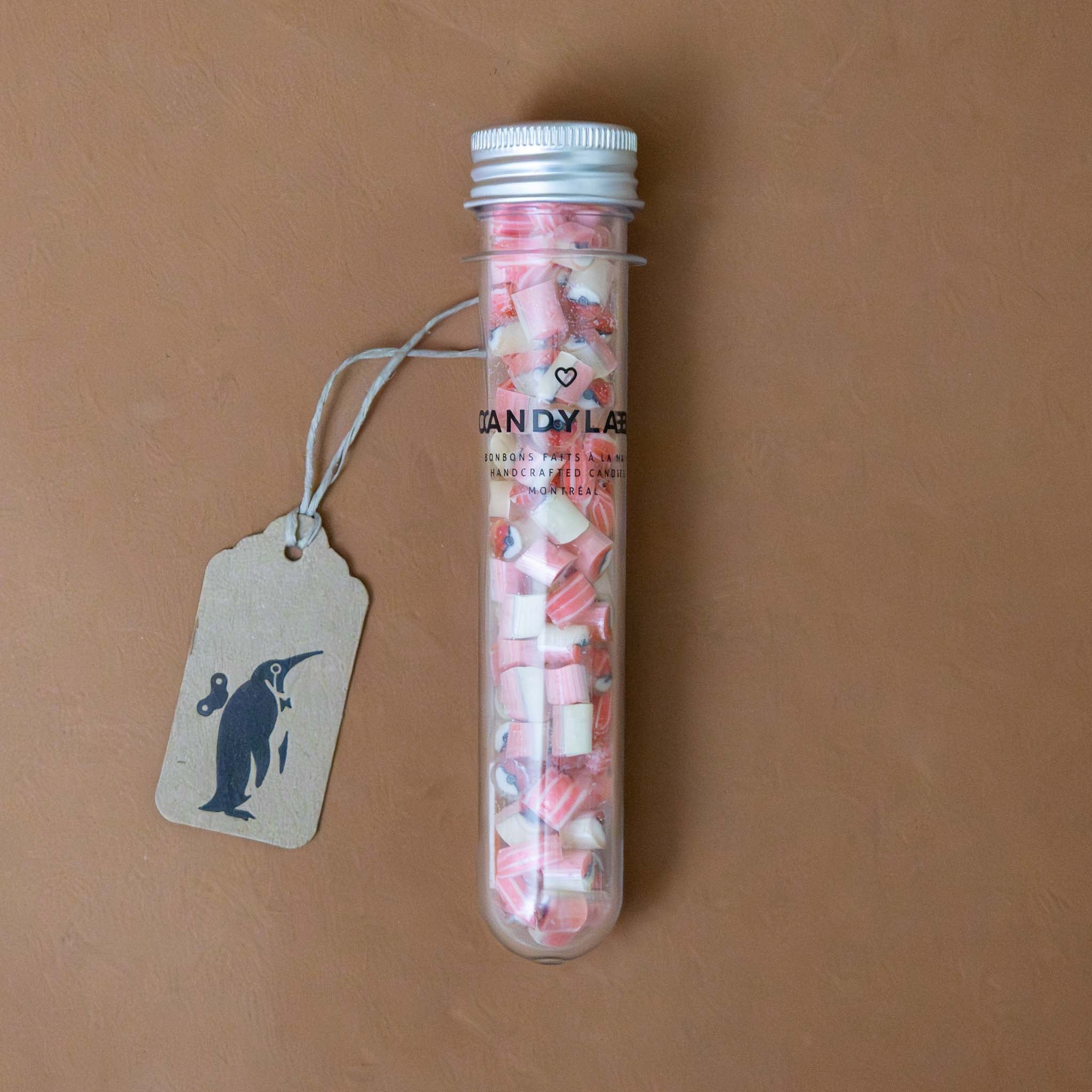 Artisanal Hard Candy Tube | Strawberry-Kiwi