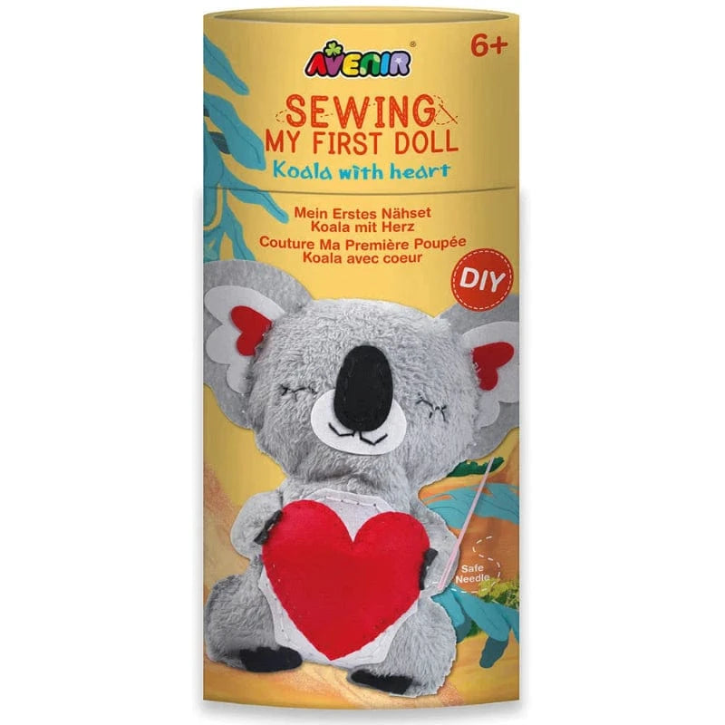 My First Sewing Doll - Koala with Heart