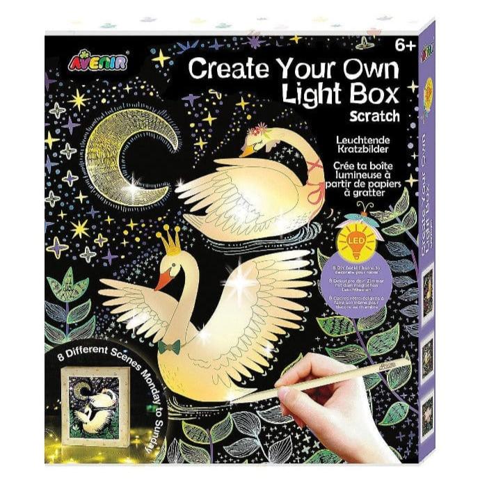 Create Your Own Light Box Scratch Art