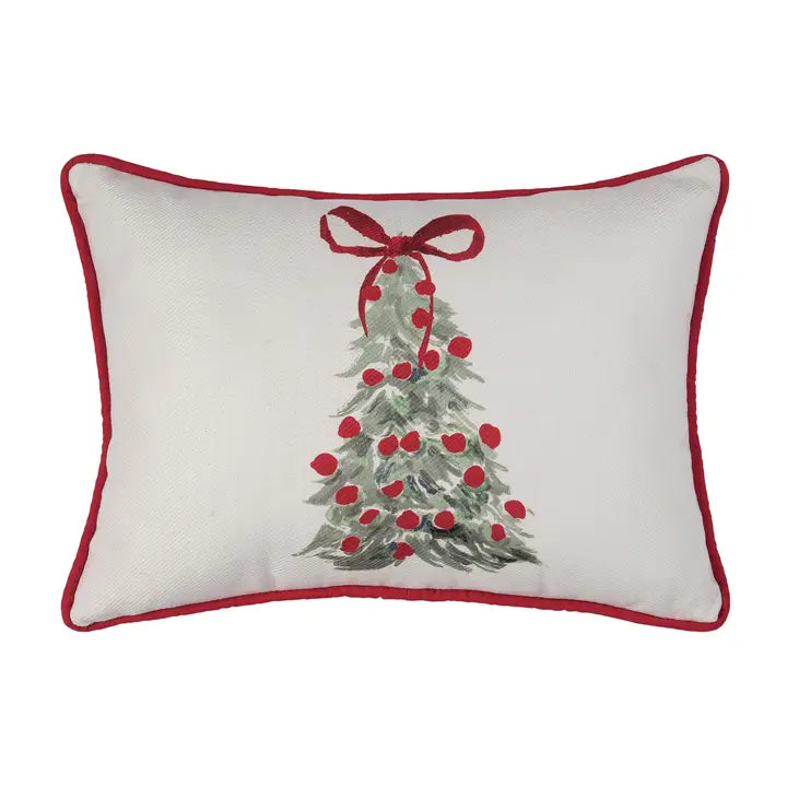 Holiday Tree Lumbar Pillow