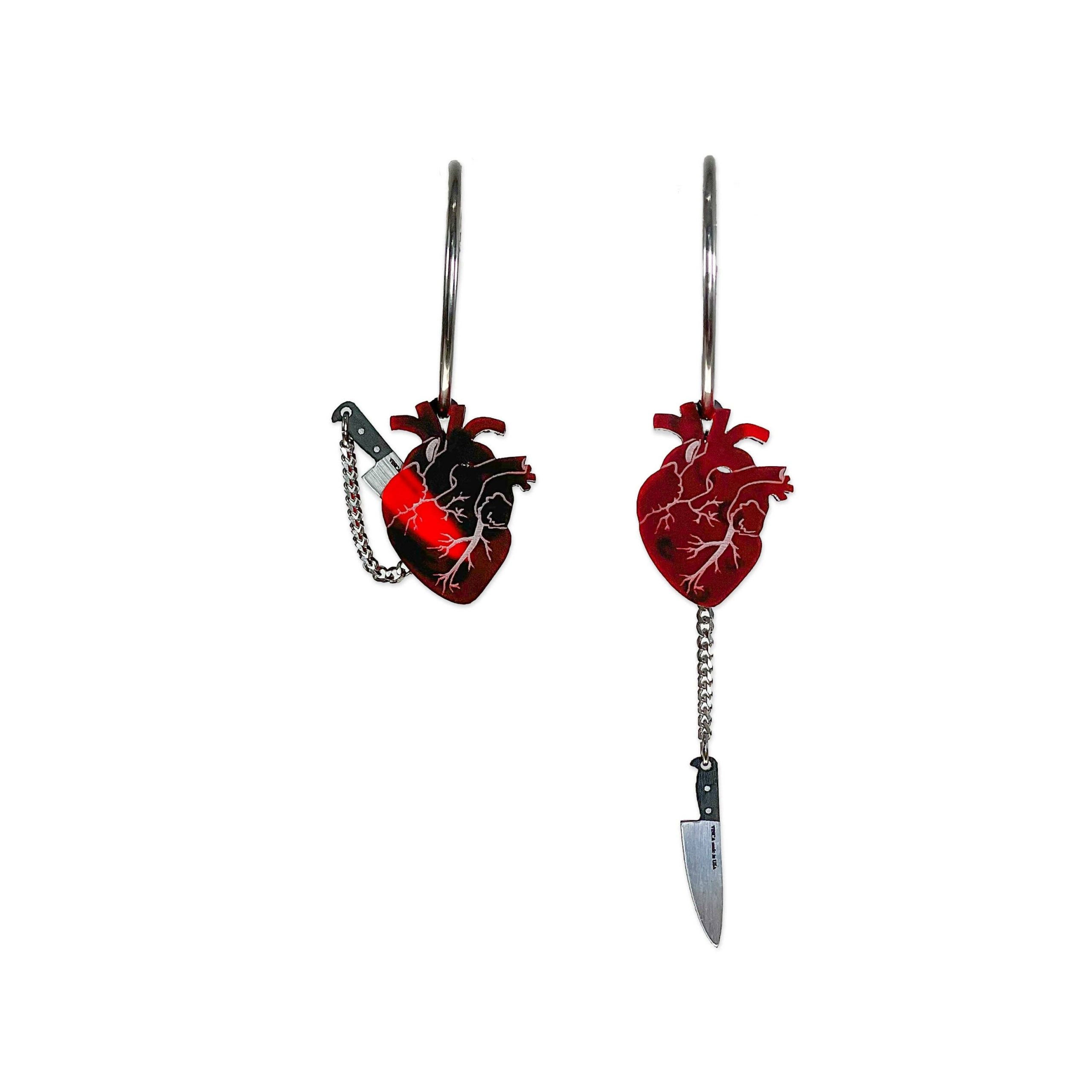 Chopped Heart Hoops