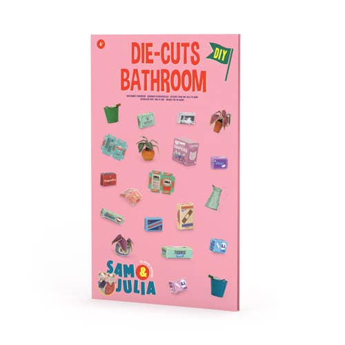 Mouse Mansion Die-Cut Prints - BATHROOM