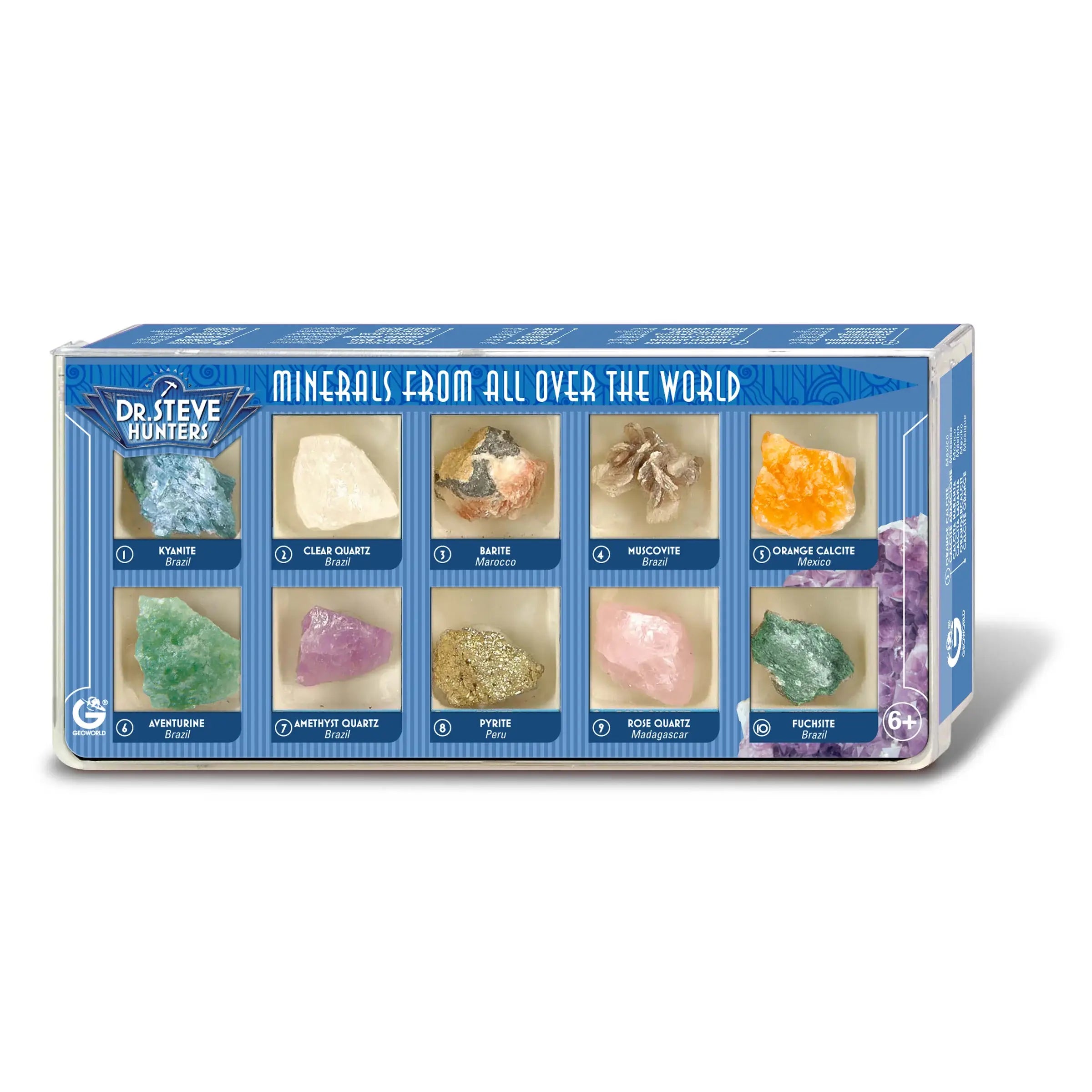 GEOWorld Minerals from All Over the World - 10 Minerals