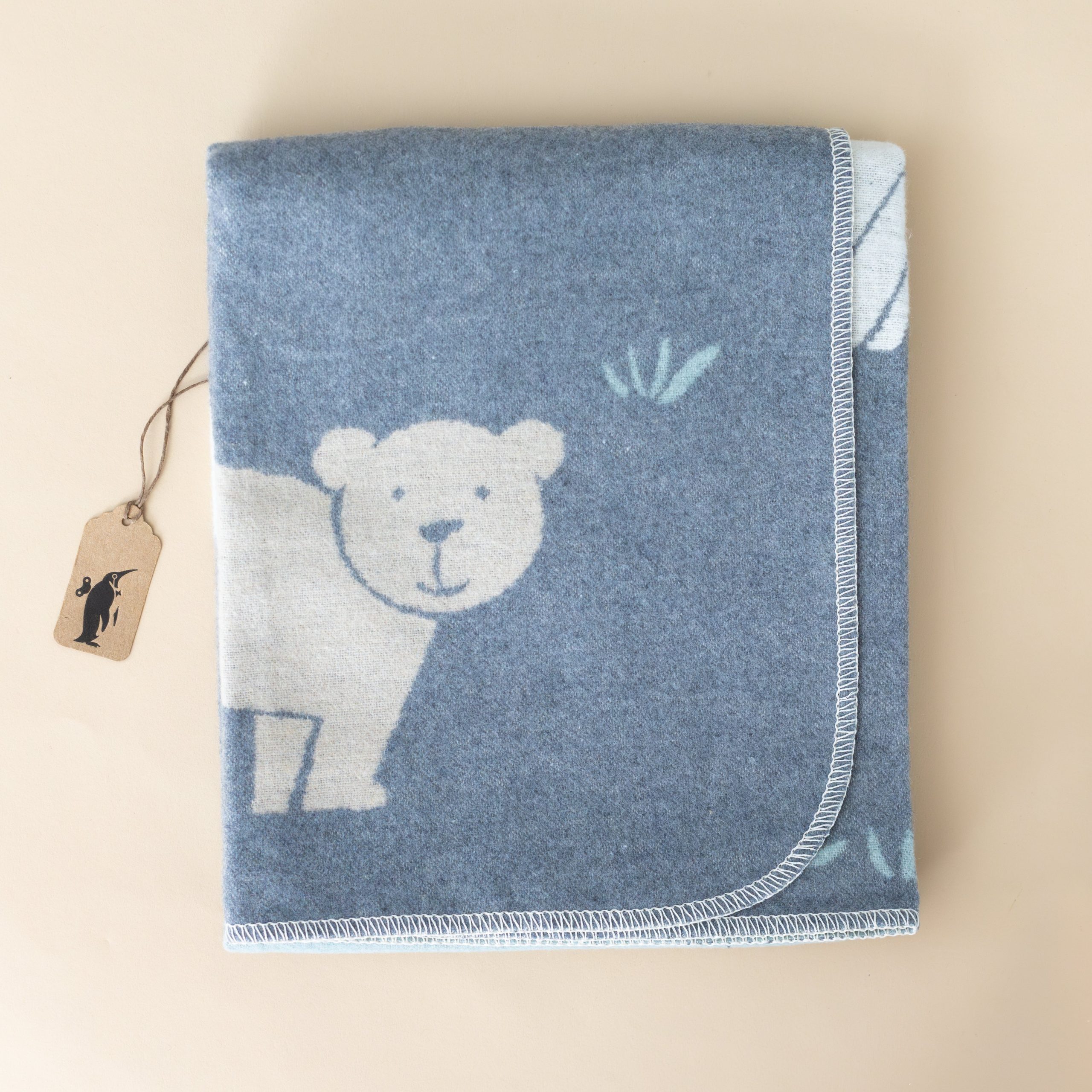 Baby Blanket | Camping Bears - Grey