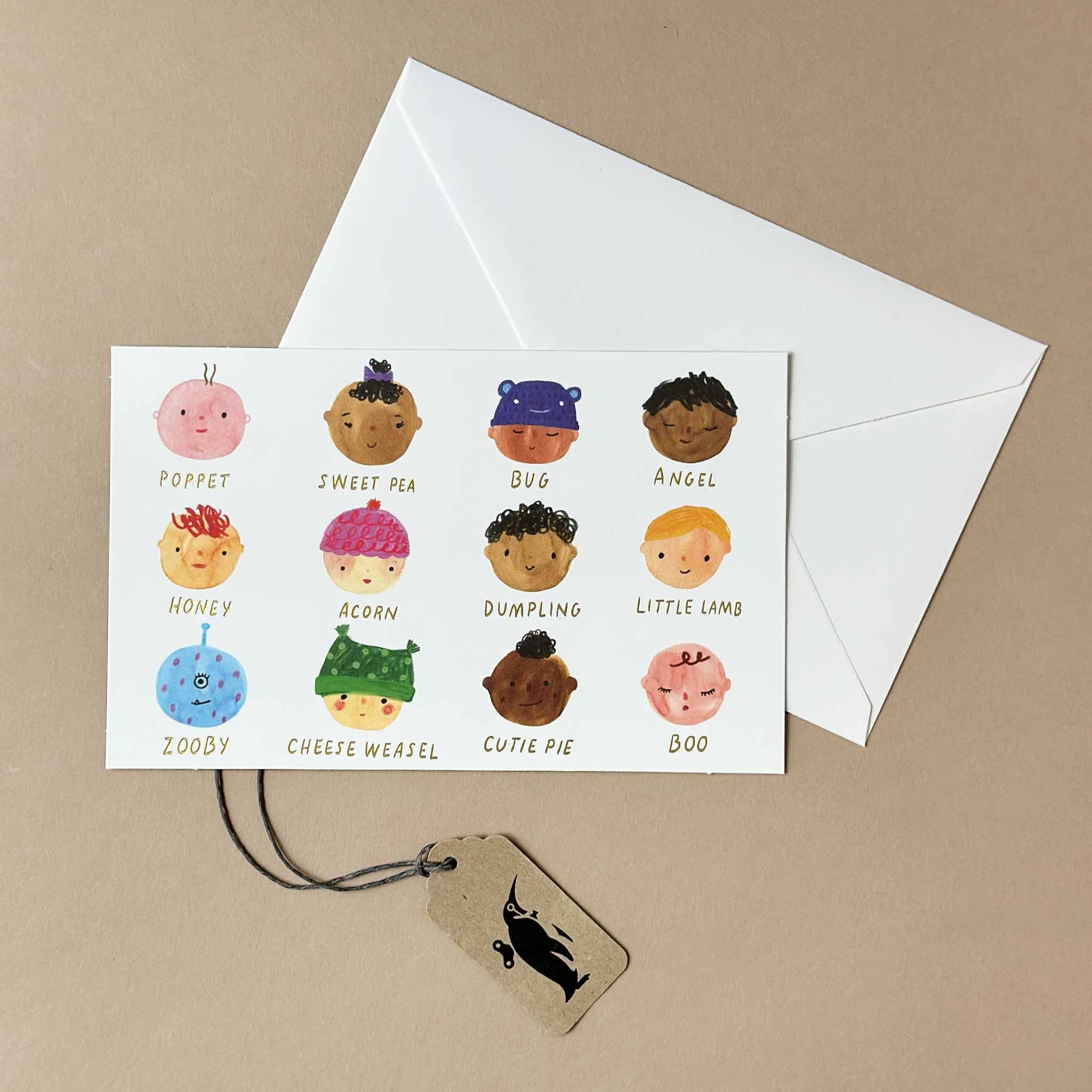 Correspondence Card Kit | Baby Face