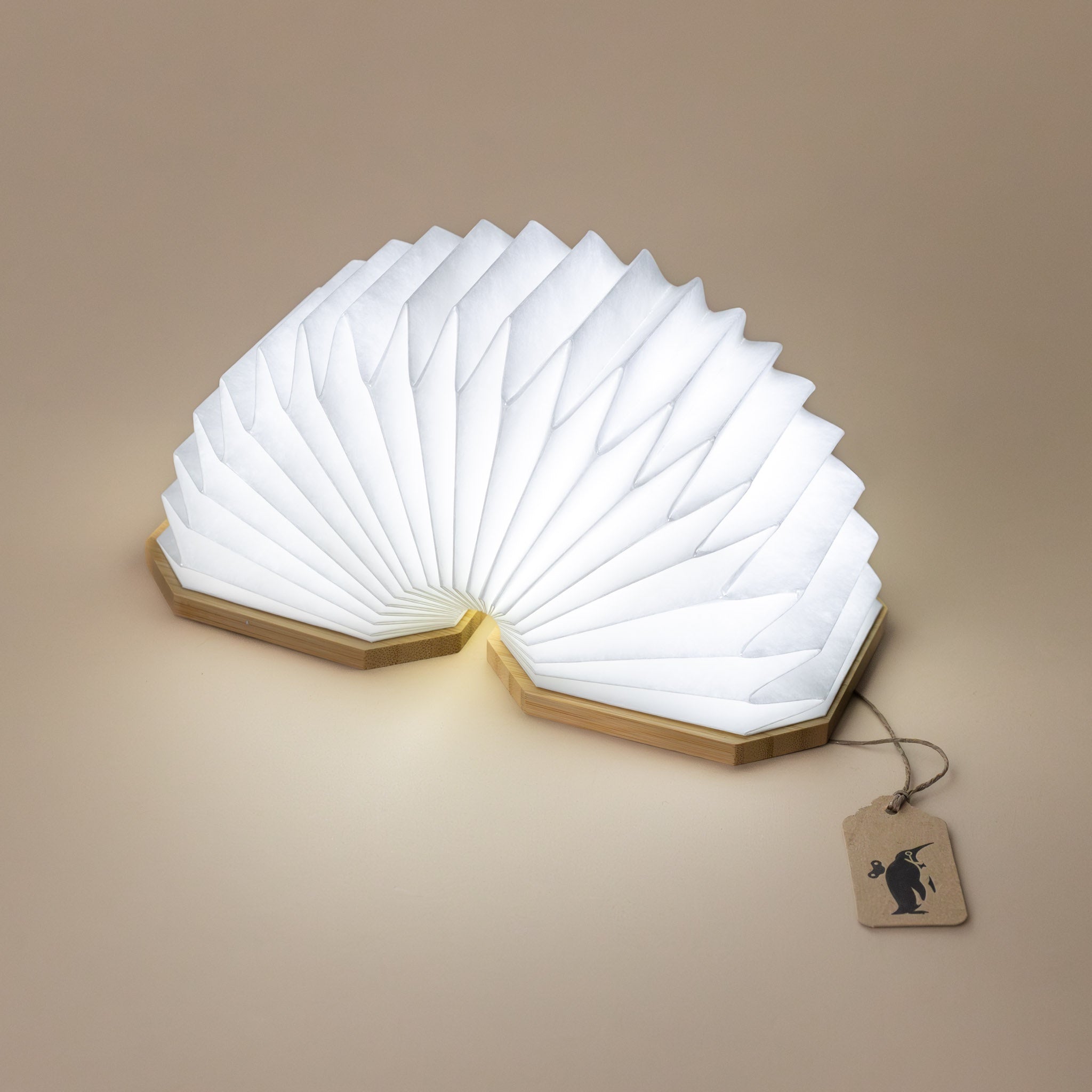 Wooden Accordion Lamp | Bamboo