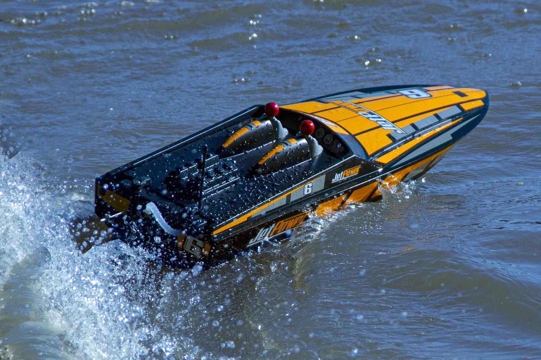 Bancroft Jetpower Orange 645mm (25") Sprintboat - RTR