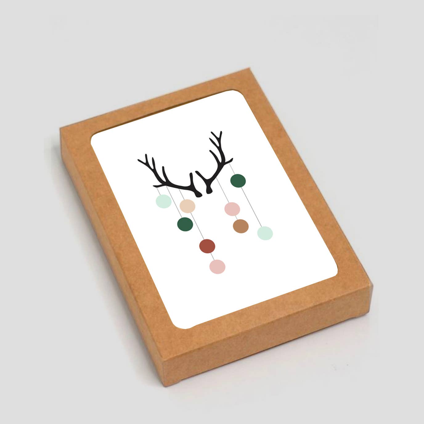 Holiday Moose Antler: Boxed Set of 6 Cards