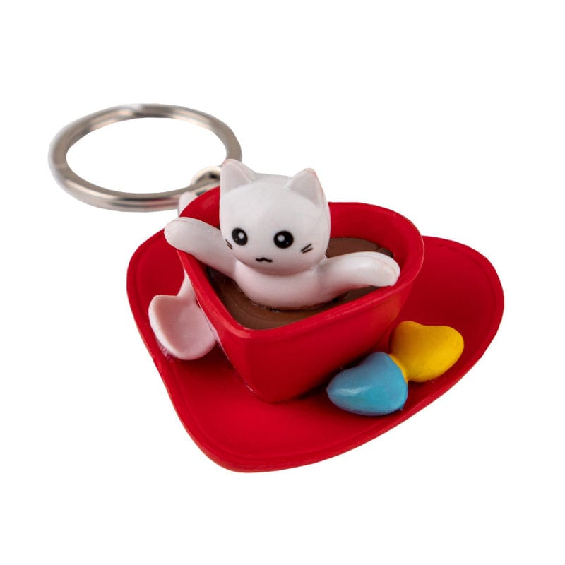 Café Cat Key Charm (Assorted Styles)