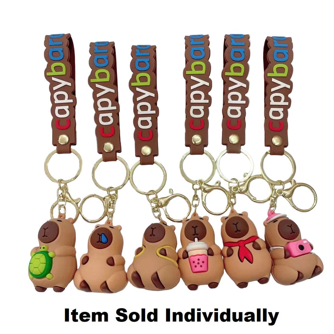 Capybara Key Charm (Assorted Styles)