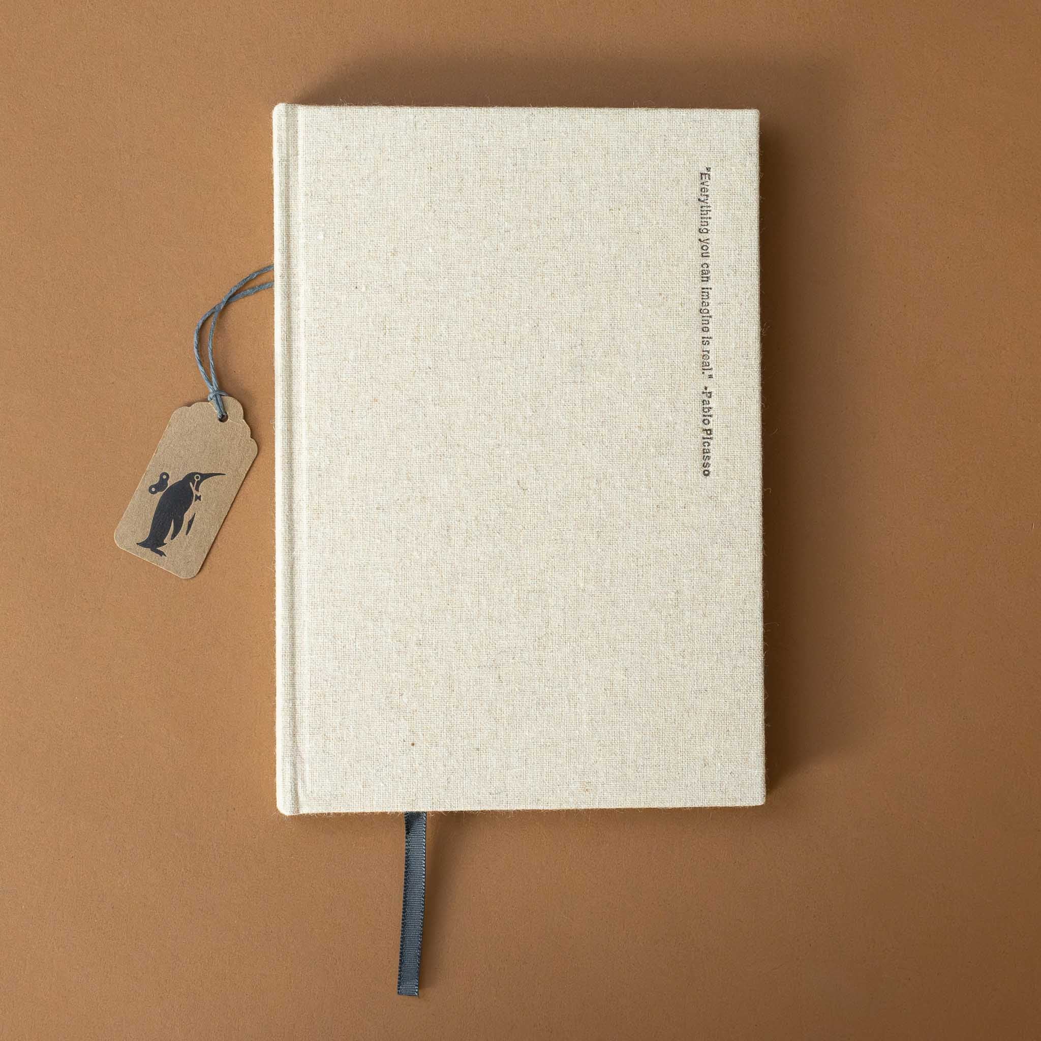 Beige Linen Notebook | Everything You Can Imagine