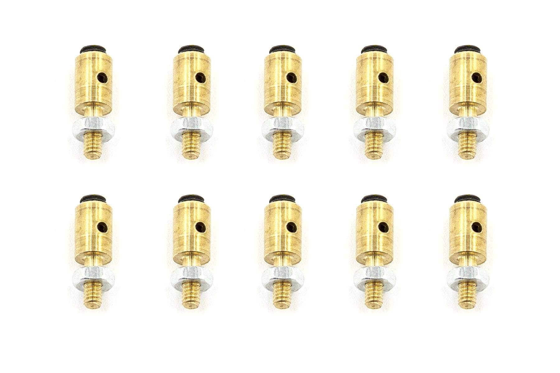 BenchCraft 1.2mm Brass Link Stops (10 Pack)