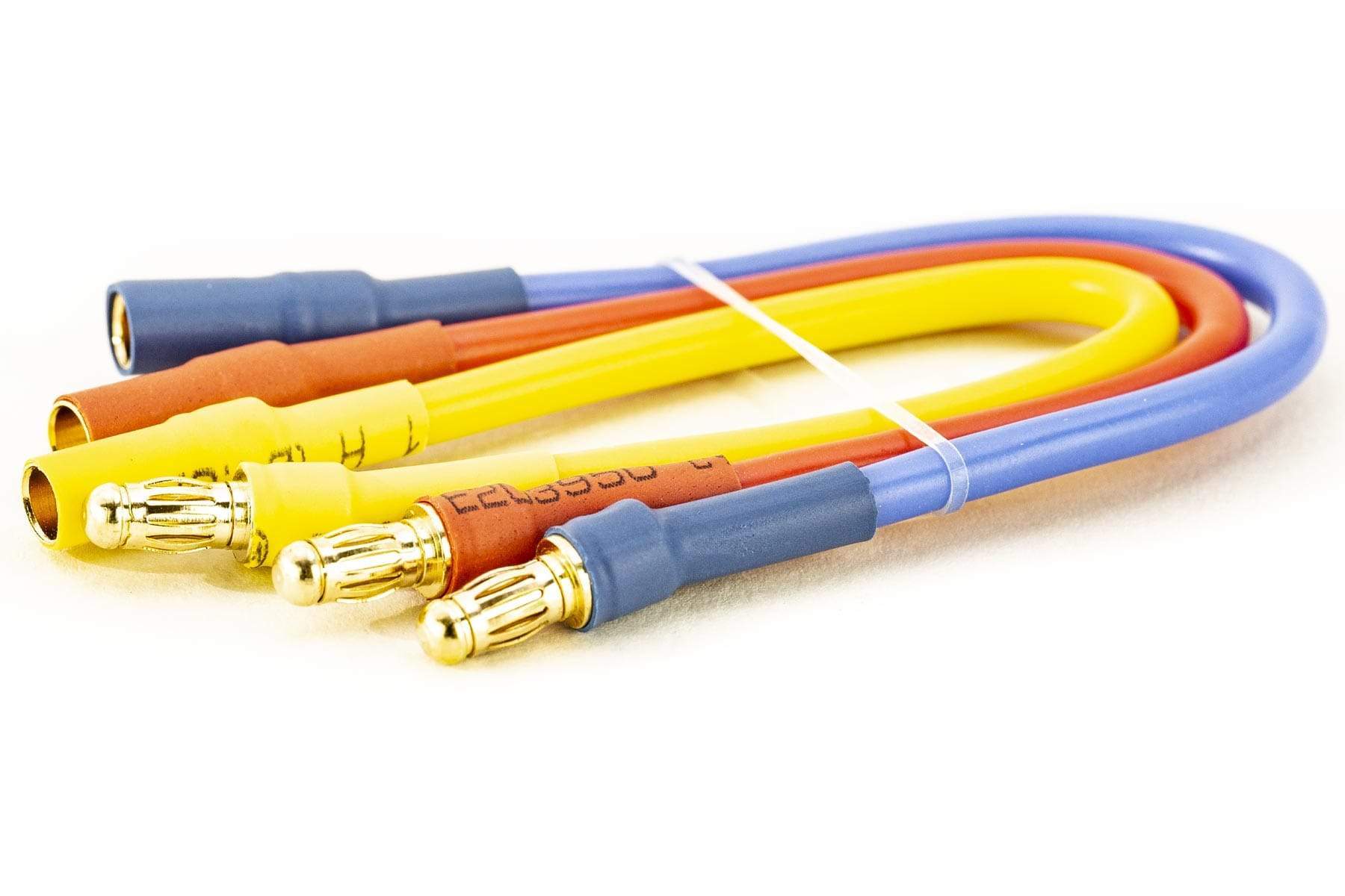BenchCraft 100mm (4") Motor Extensions with 3.5mm Bullet Connectors (3 Pack)