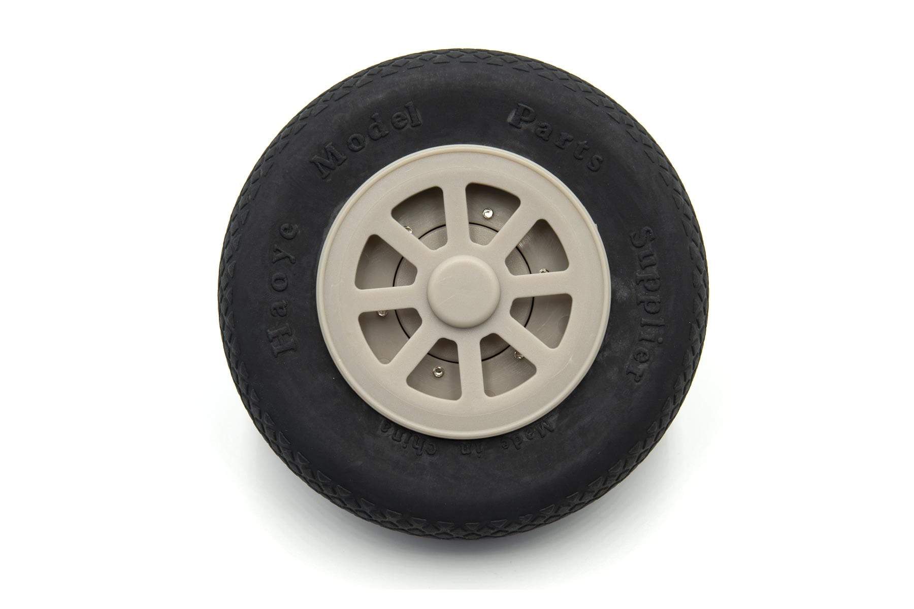 BenchCraft 102mm (4") x 26mm Hollow Rubber Wheel for 6mm Axle