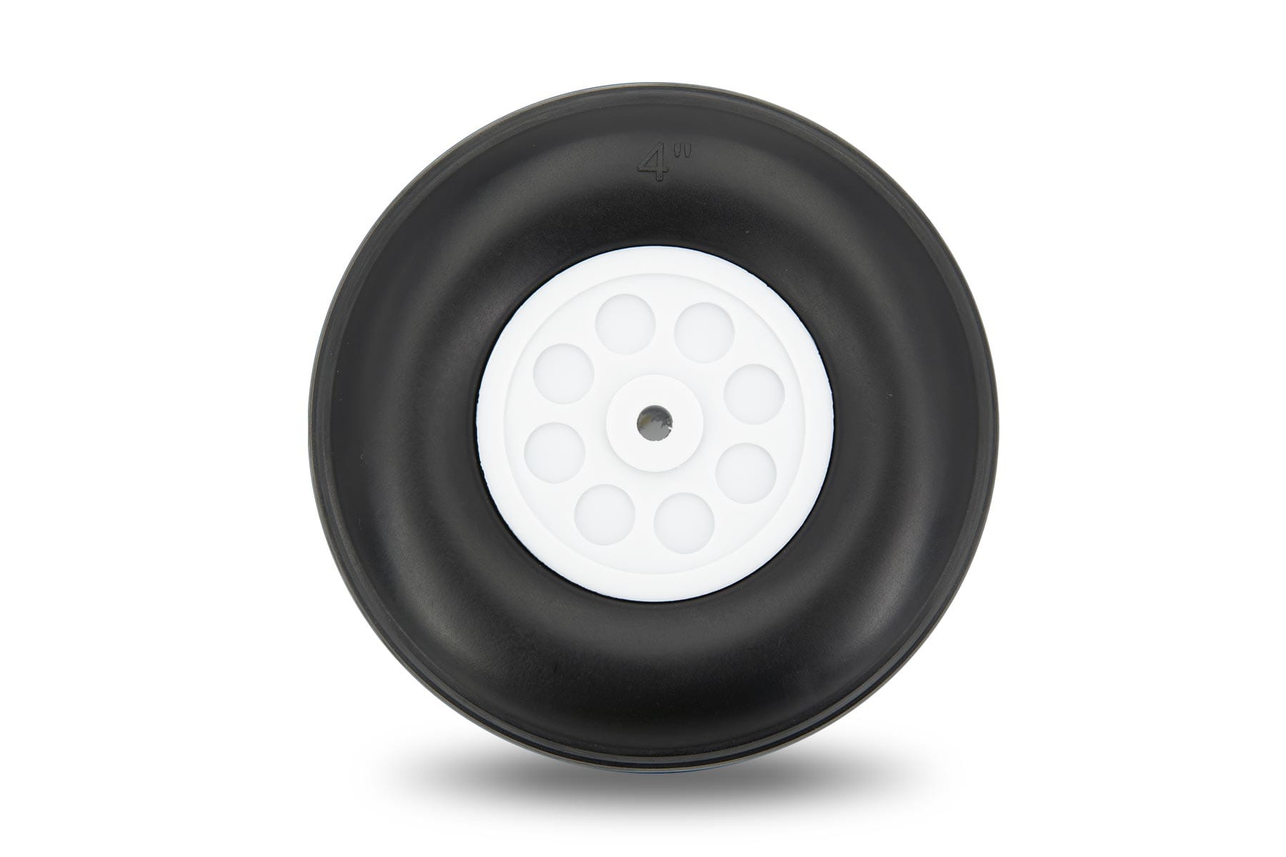BenchCraft 102mm (4") x 28mm Treaded Polyurethane Wheel for 5mm Axle