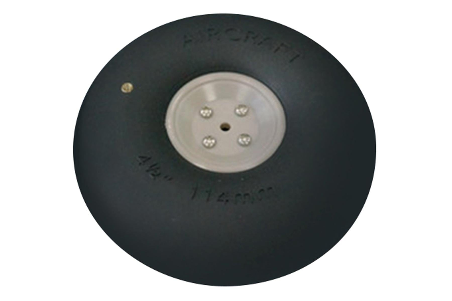 BenchCraft 114mm (4.5") x 42mm Inflatable Rubber Wheel for 4.1mm Axle