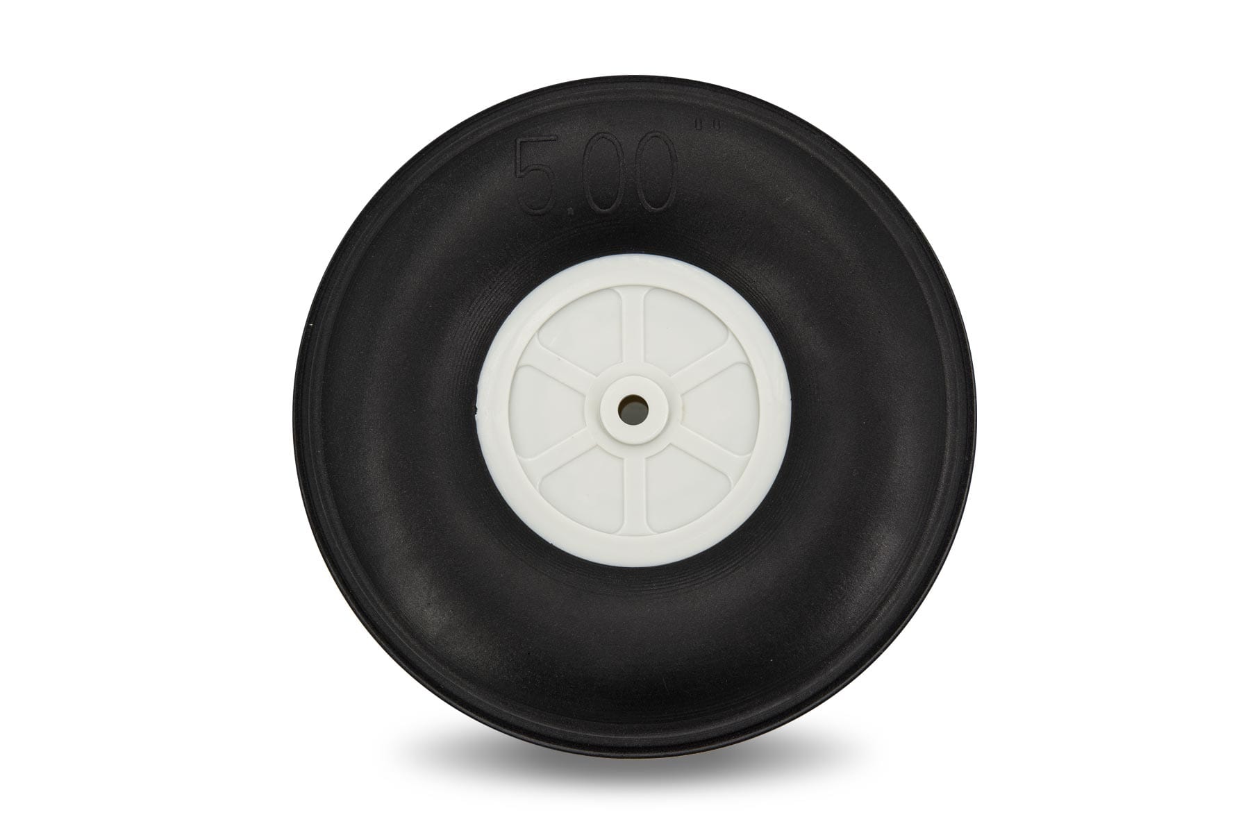 BenchCraft 127mm (5") x 41mm Treaded Ultra Lightweight Polyurethane Wheel for 5.1mm Axle