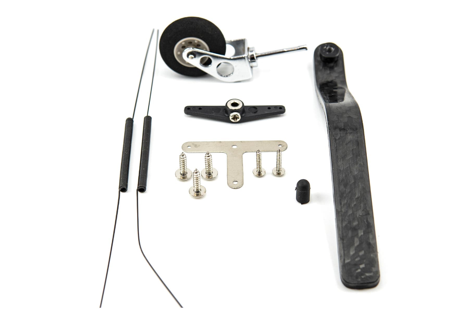 BenchCraft 138mm Carbon Fiber Tail Landing Gear Assembly w/ 30mm Wheel