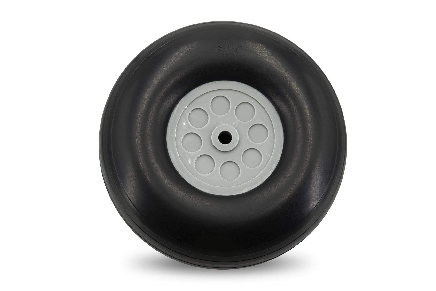 BenchCraft 152mm (6") x 54mm Treaded Polyurethane Wheel for 8mm Axle