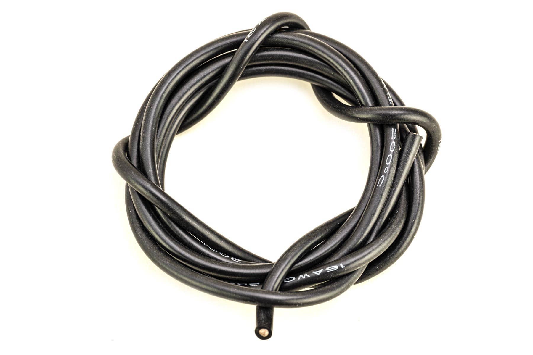 BenchCraft 16 Gauge Silicone Wire - Black (1 Meter)