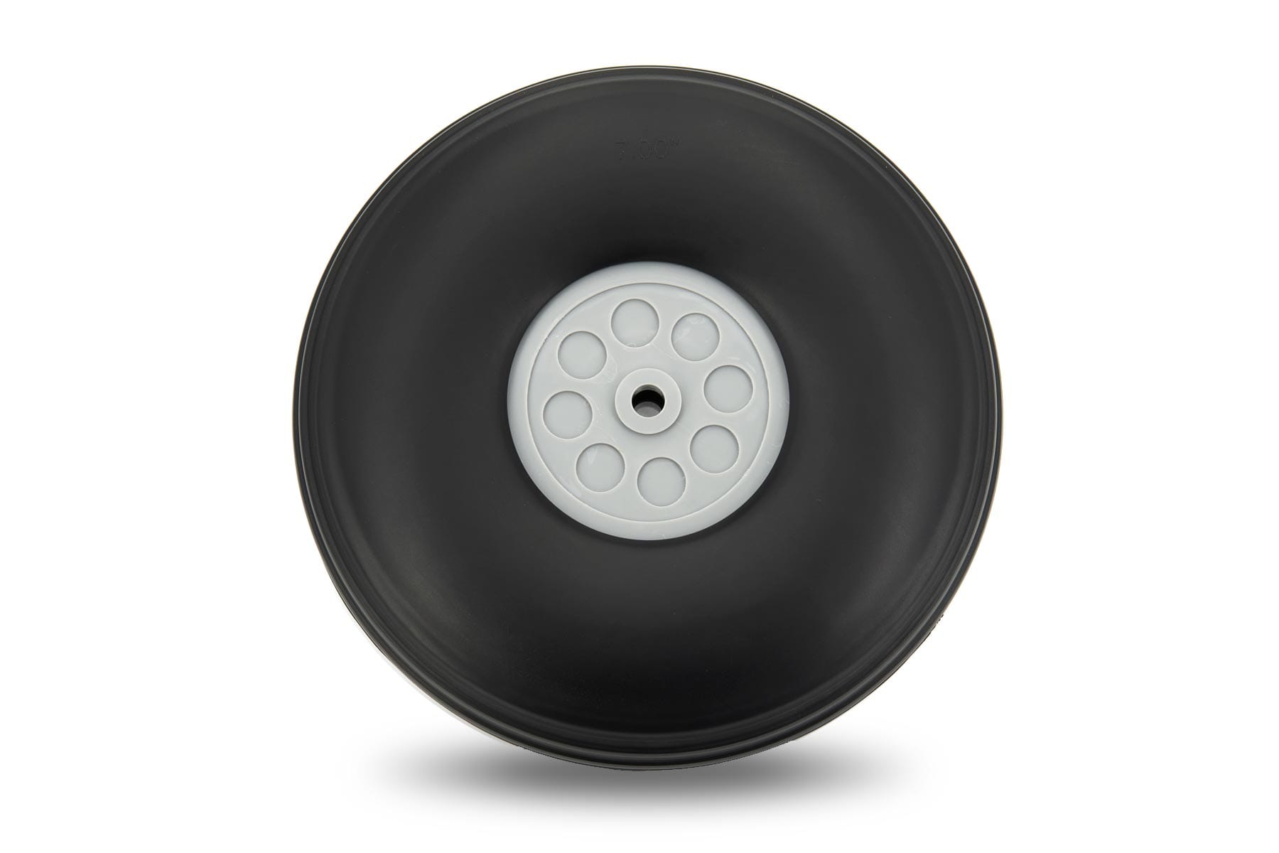 BenchCraft 179mm (7") x 57mm Treaded Polyurethane Wheel for 8mm Axle