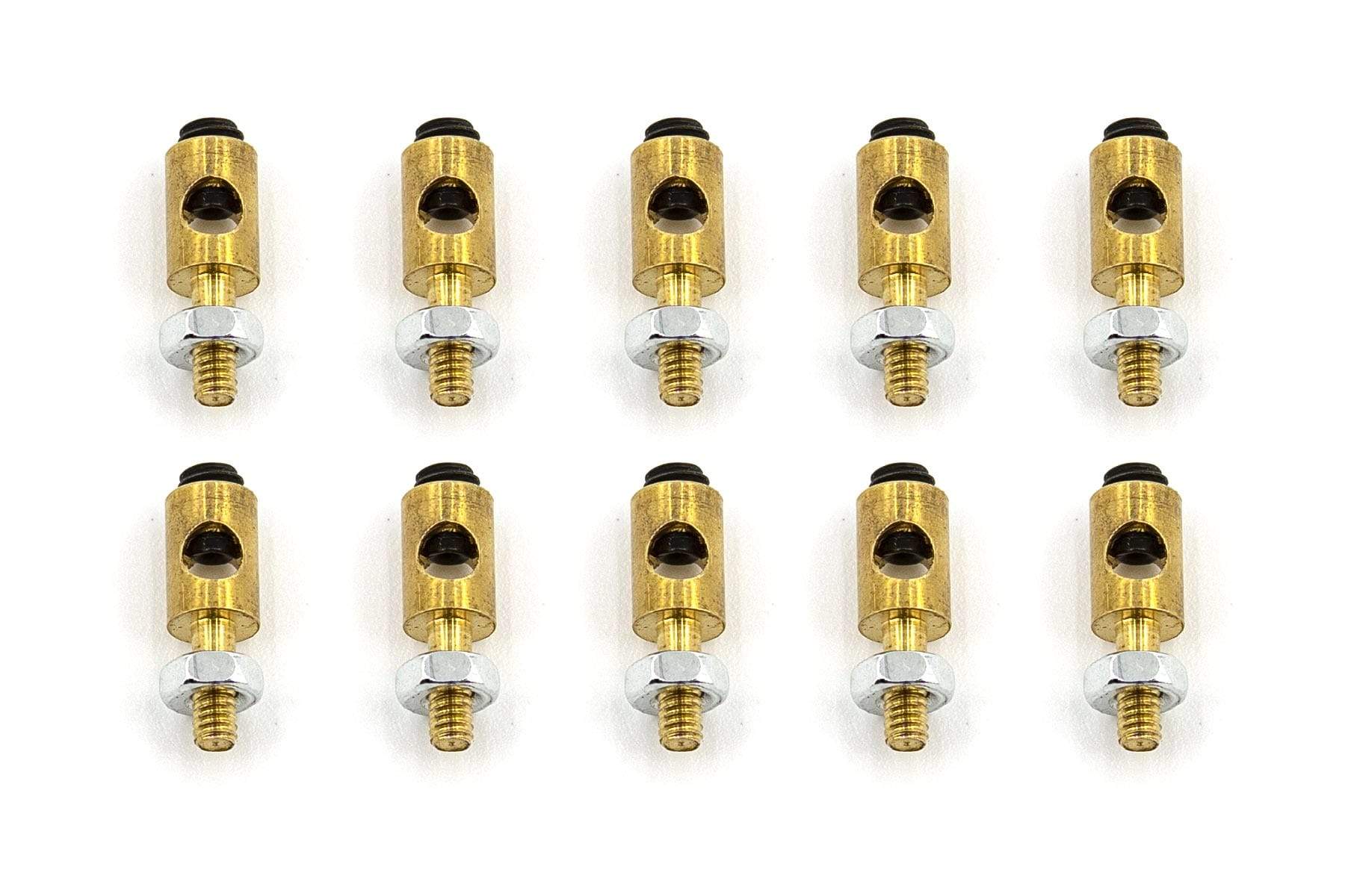 BenchCraft 2.5mm Brass Link Stops (10 Pack)