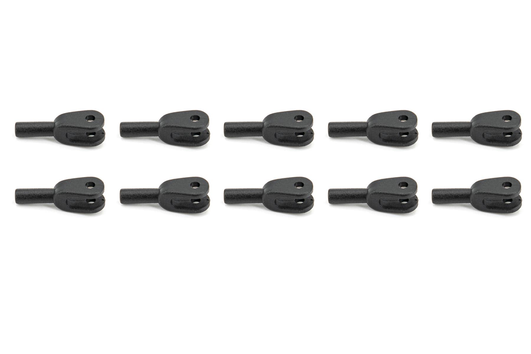 BenchCraft 2.5mm Nylon Clevises - Black (10 Pack)