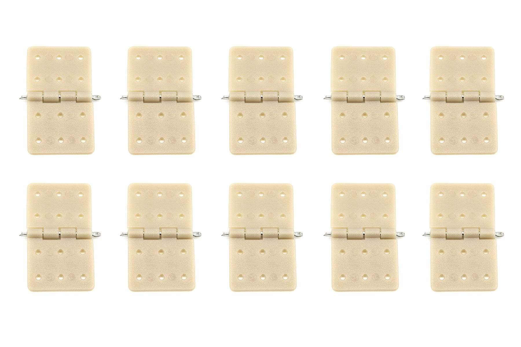 BenchCraft 20mm x 36mm Nylon Pinned Hinges - Grey (10 Pack)