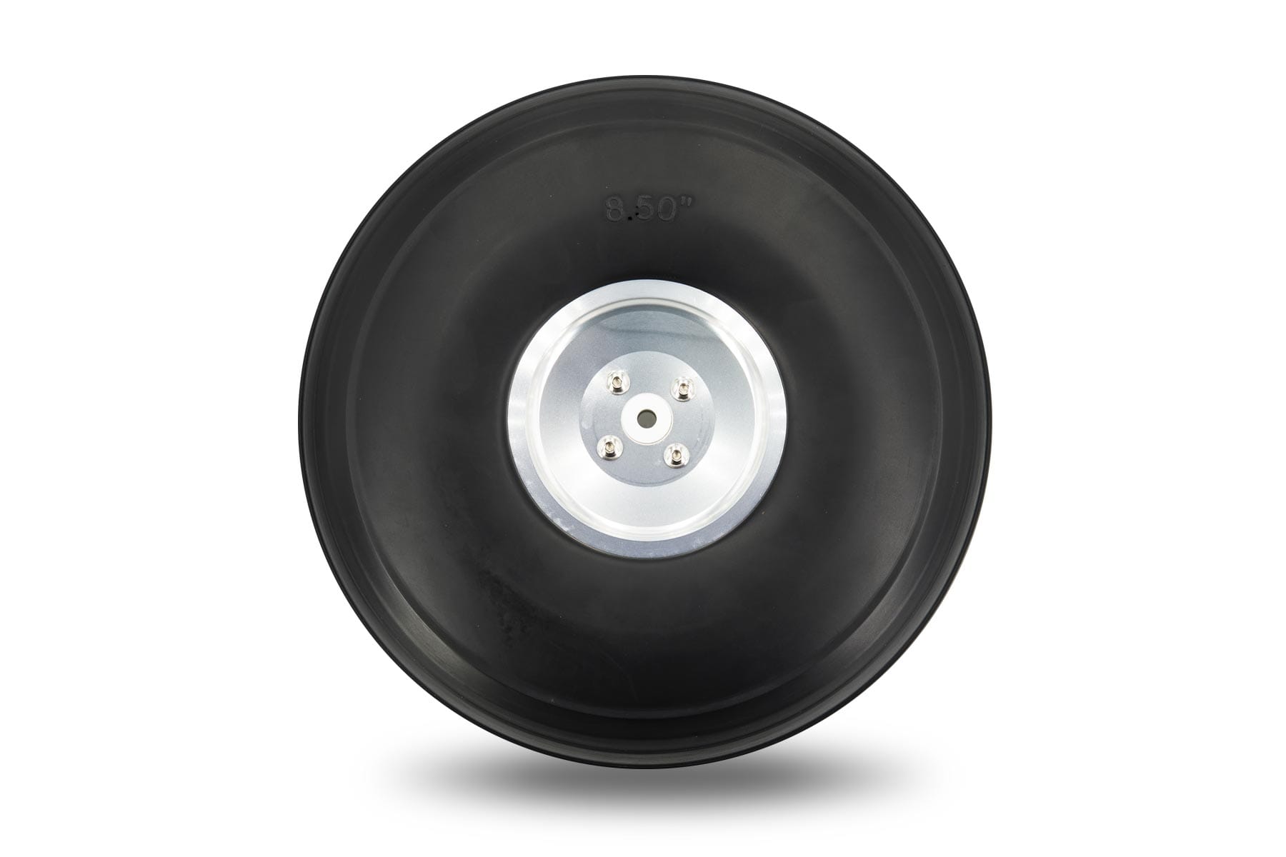 BenchCraft 216mm (8.5") x 65mm Treaded Polyurethane Wheel w/ Aluminum Hub for 6mm Axle