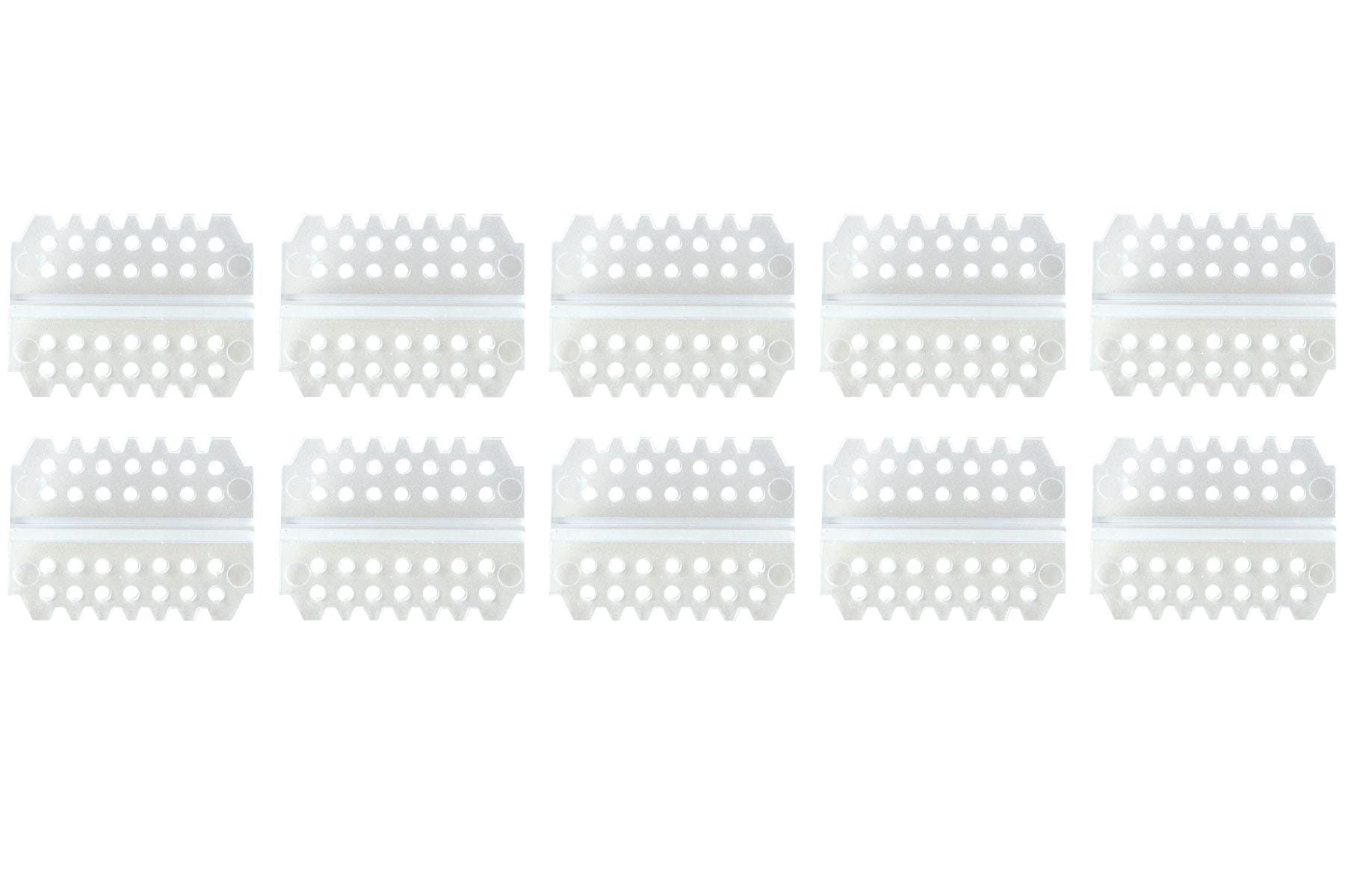 BenchCraft 26mm x 20mm Super Lightweight Hinges - Clear (10 Pack)