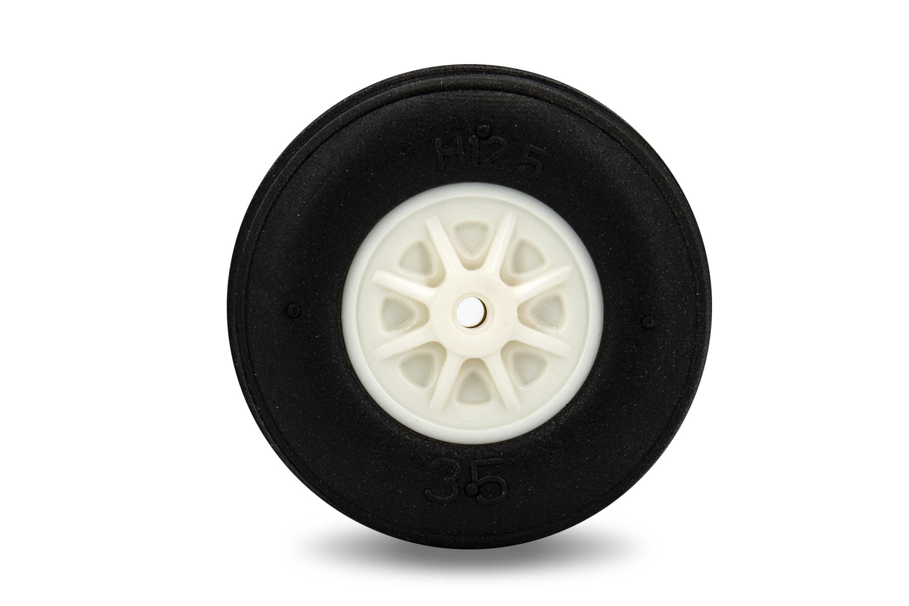 BenchCraft 35mm (1.4") x 12mm Treaded Ultra Lightweight EVA Wheel for 2mm Axle