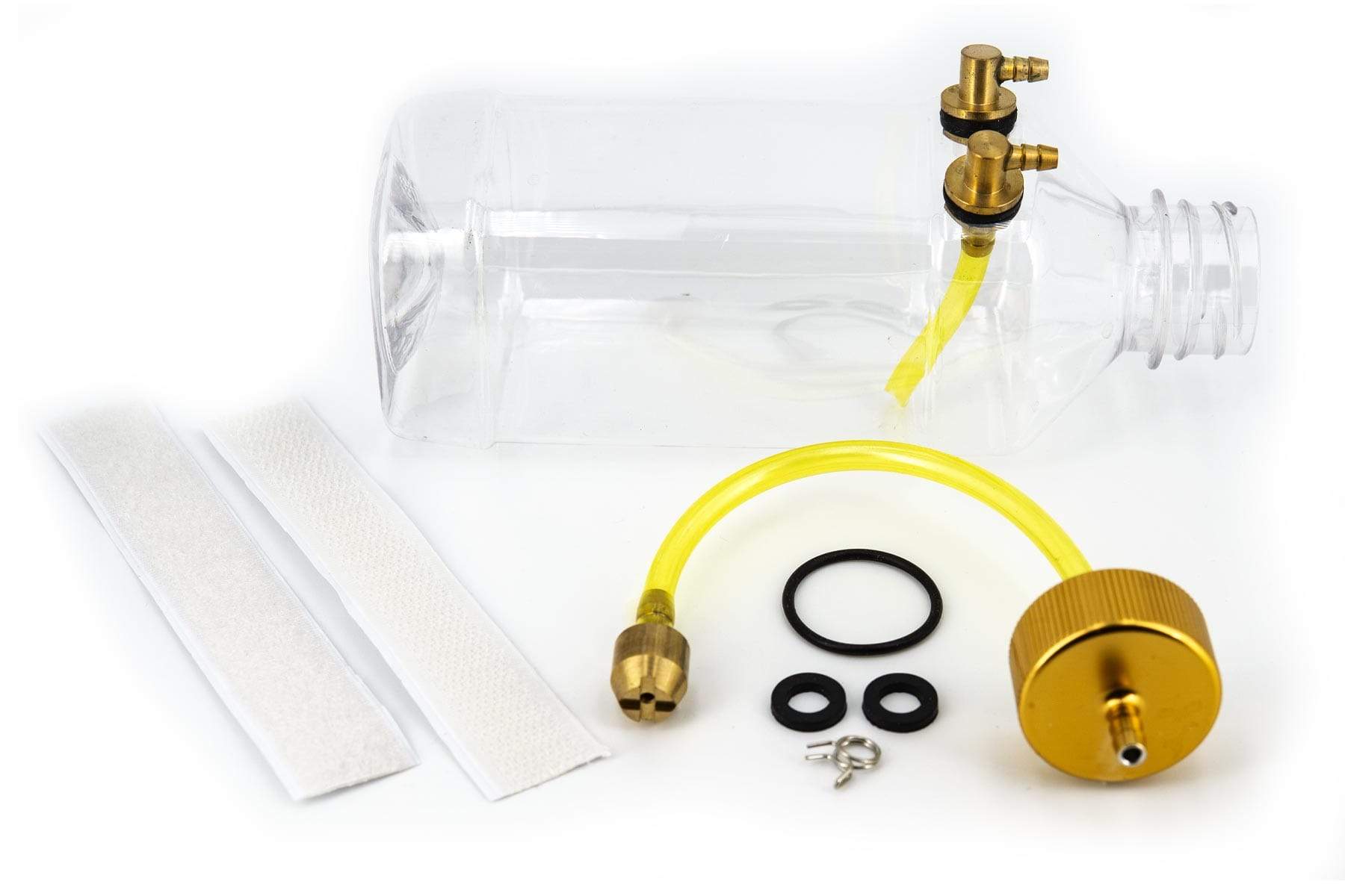 BenchCraft 360mL (12oz) Transparent Fuel Tank and Aluminum Fitting Set