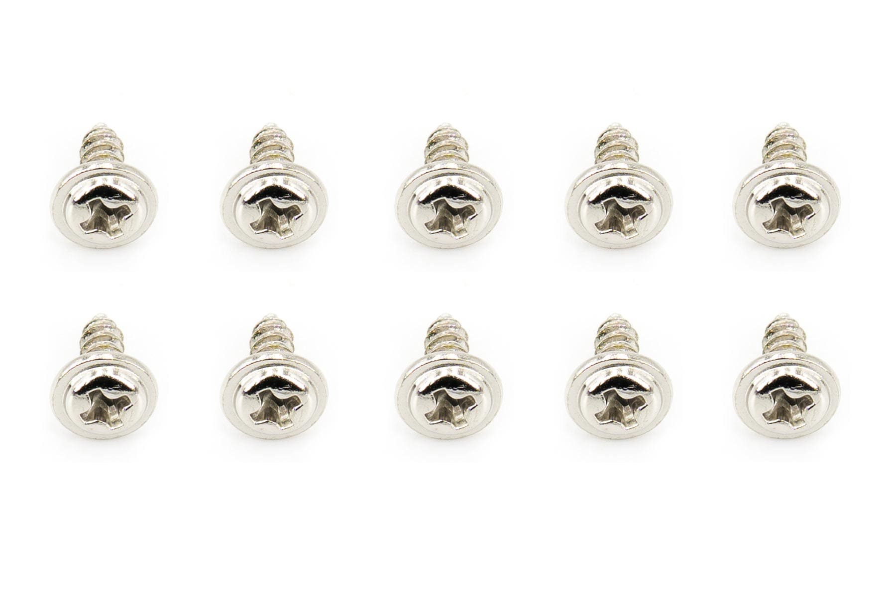 BenchCraft 3mm x 8mm Self-Tapping Washer Head Screws (10 Pack)