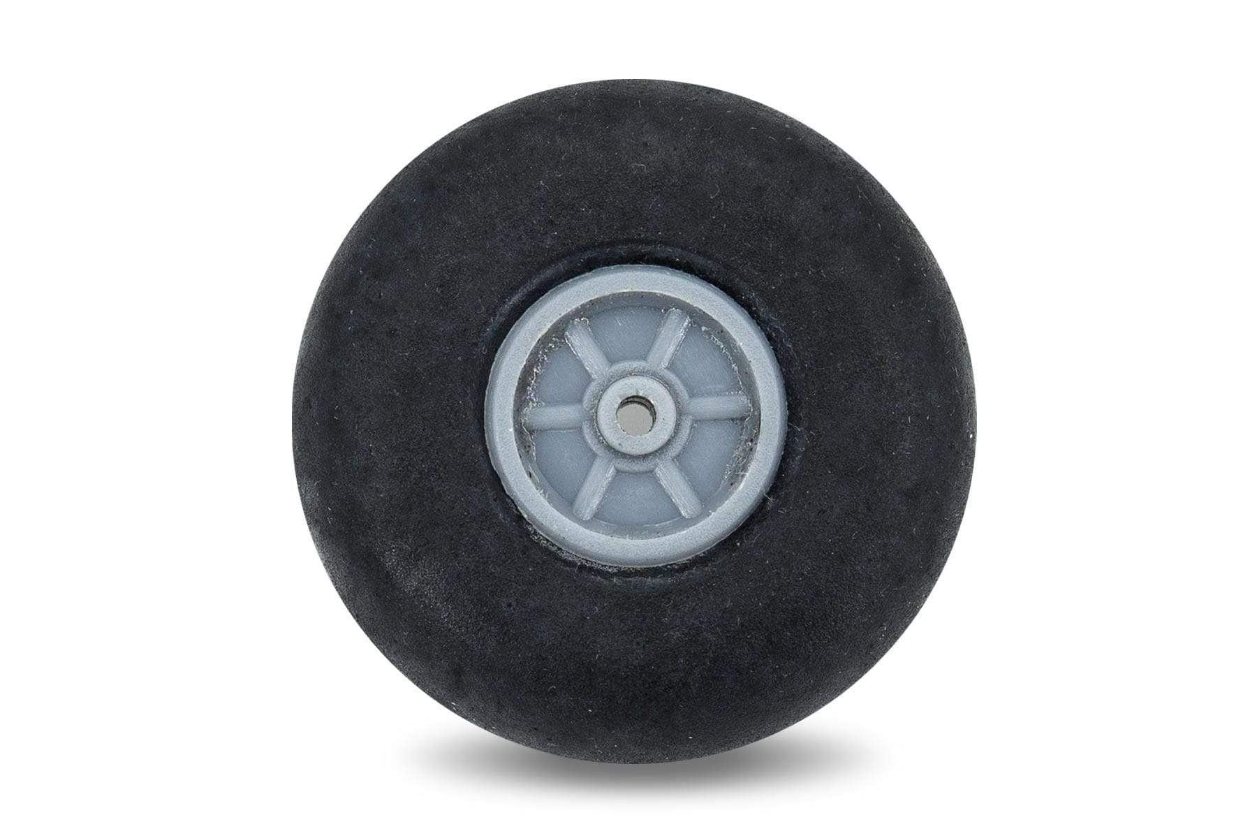 BenchCraft 40mm (1.6") x 15mm Solid Rubber Wheel for 2.3mm Axle