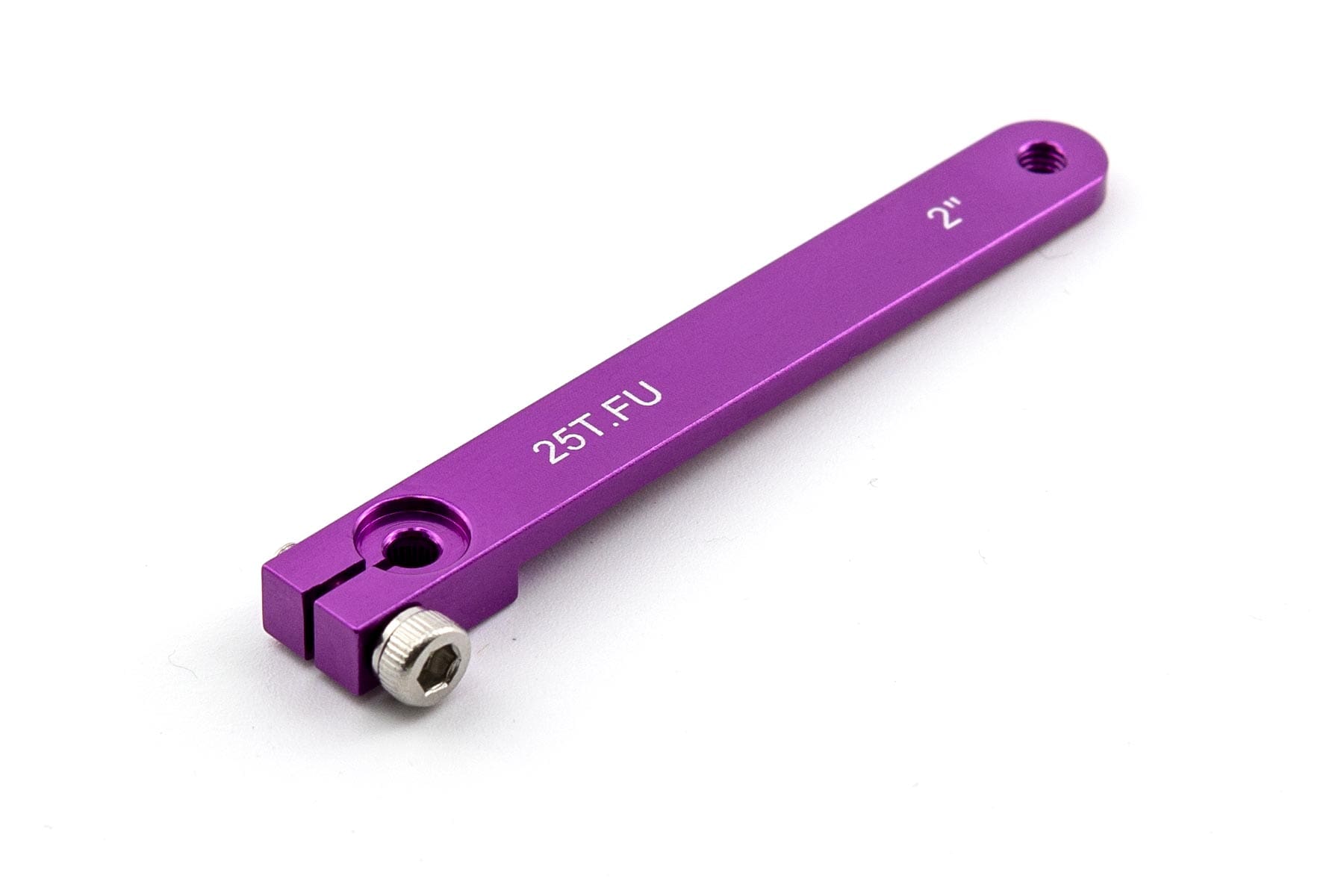 BenchCraft 51mm (2") Aluminum 25T Futaba  Servo Arm - Purple
