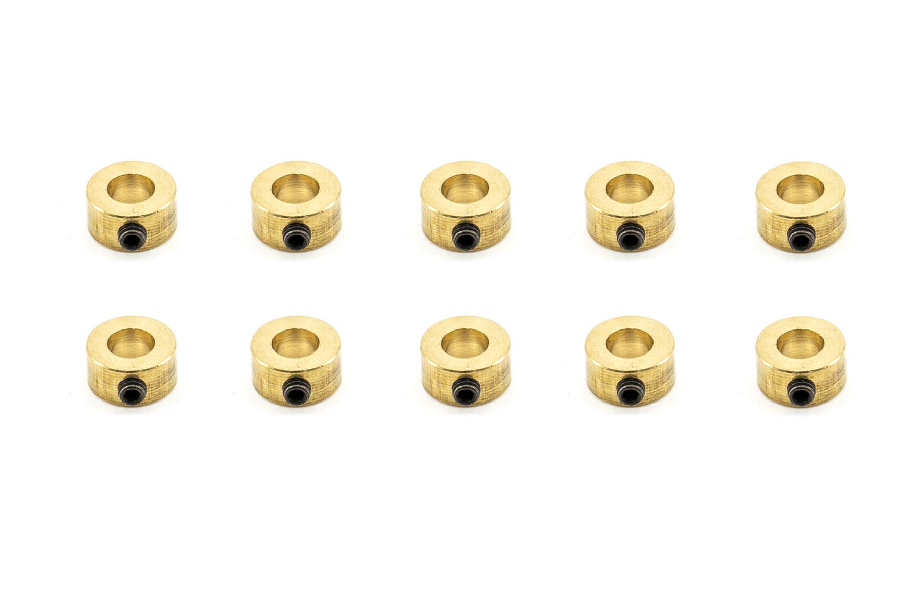 BenchCraft 5mm Brass Wheel Collars (10 Pack)