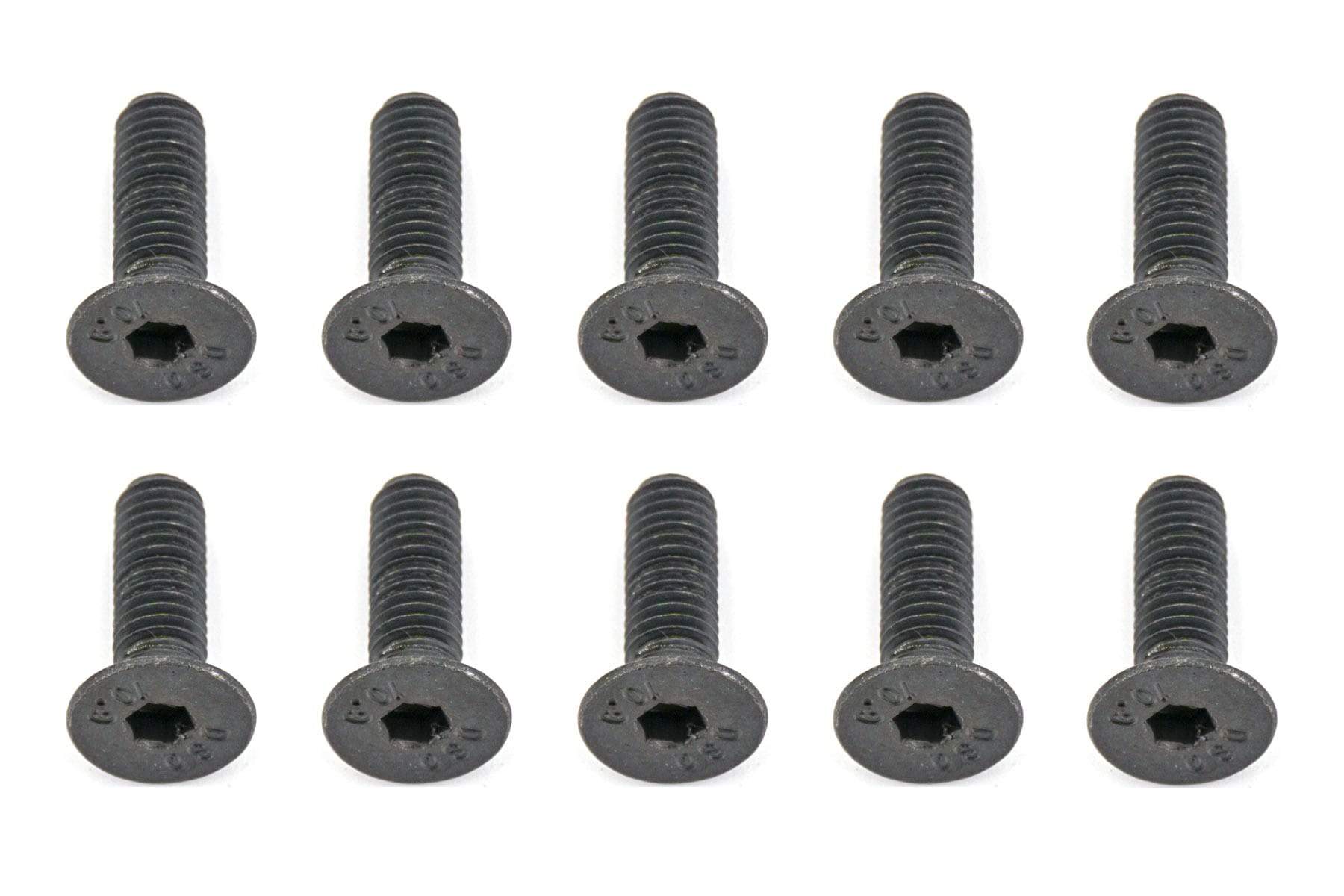 BenchCraft 5mm x 16mm Countersunk Machine Hex Screws (10 Pack)
