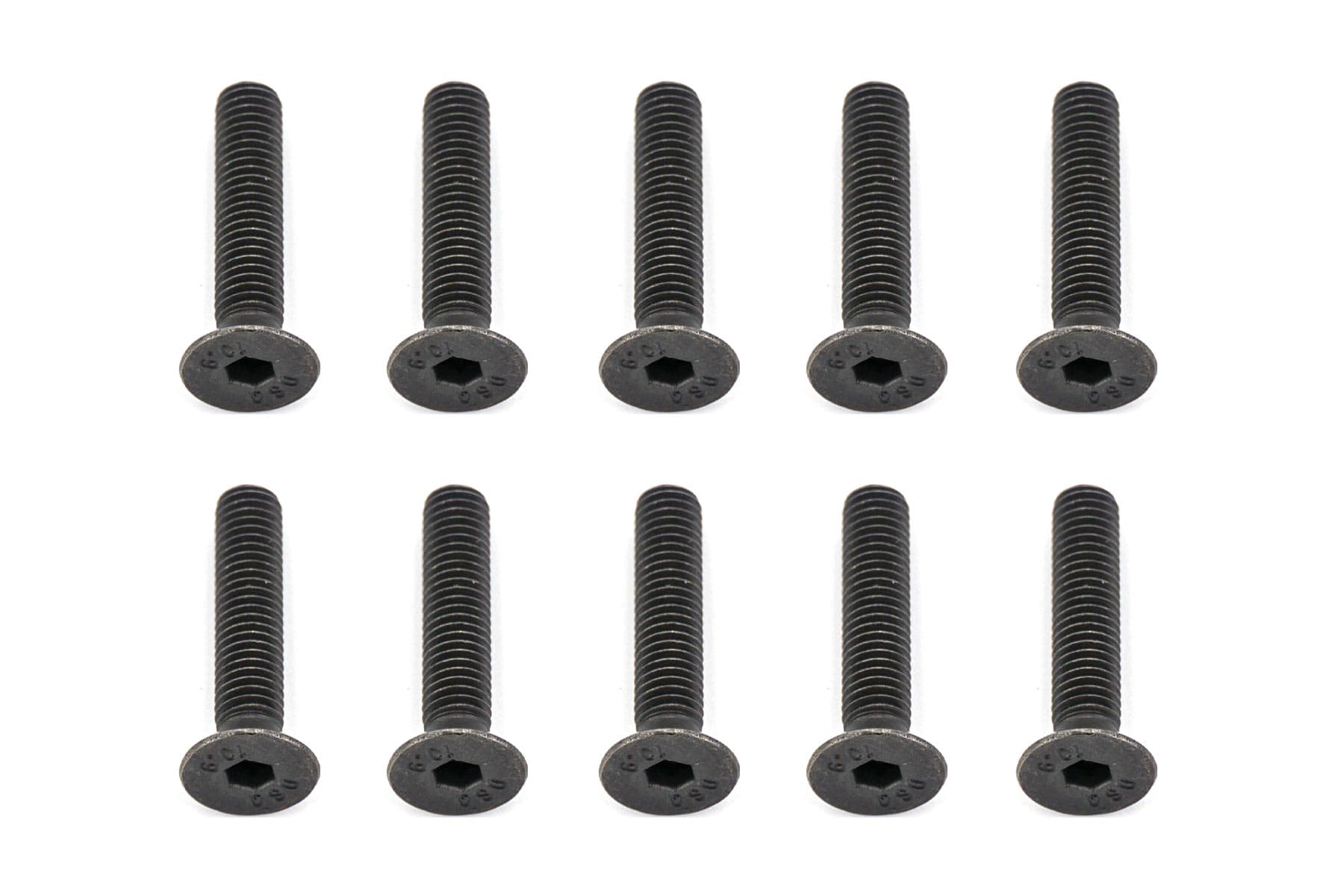 BenchCraft 5mm x 25mm Countersunk Machine Hex Screws (10 Pack)