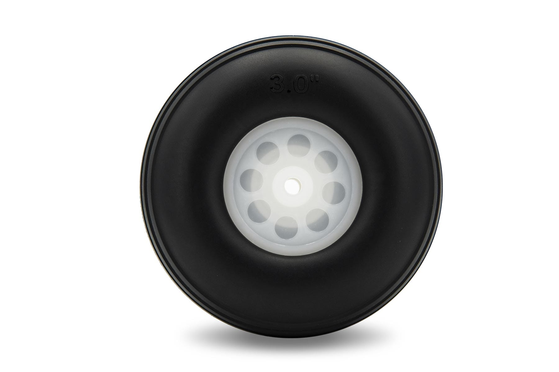 BenchCraft 76mm (3") x 30mm Treaded Polyurethane Wheel for 4mm Axle