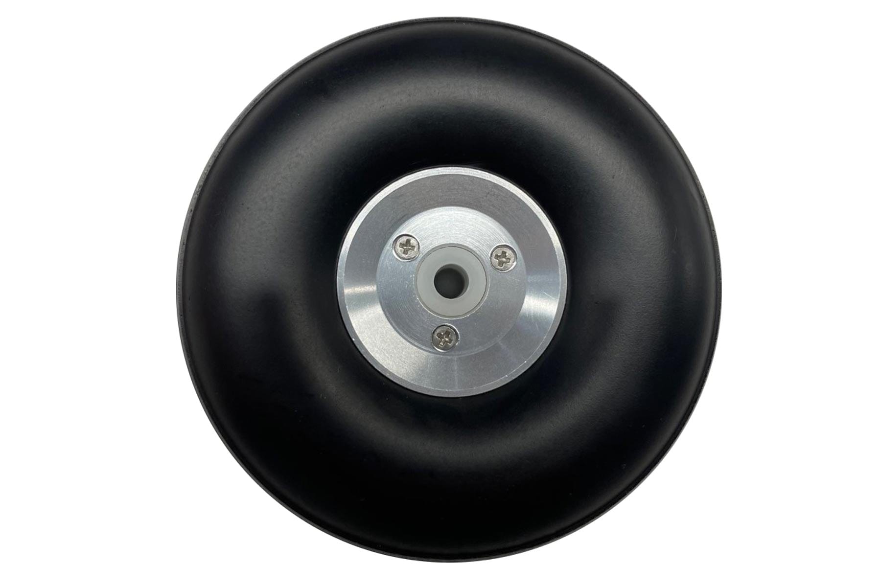 BenchCraft 83mm (3.25") x 30.5mm Treaded Polyurethane Wheel w/ Aluminum Hub for 5mm Axle