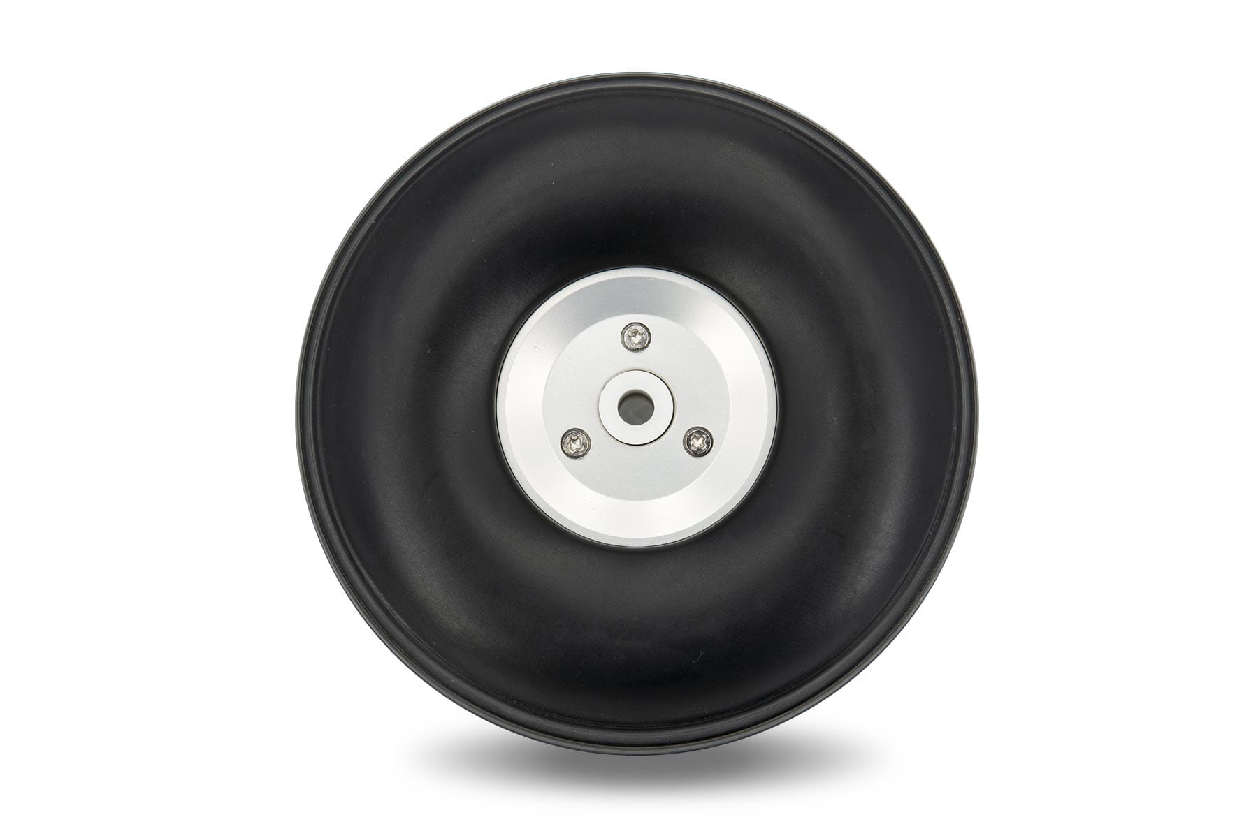 BenchCraft 95mm (3.75") x 34mm Treaded Polyurethane Wheel w/ Aluminum Hub for 5mm Axle