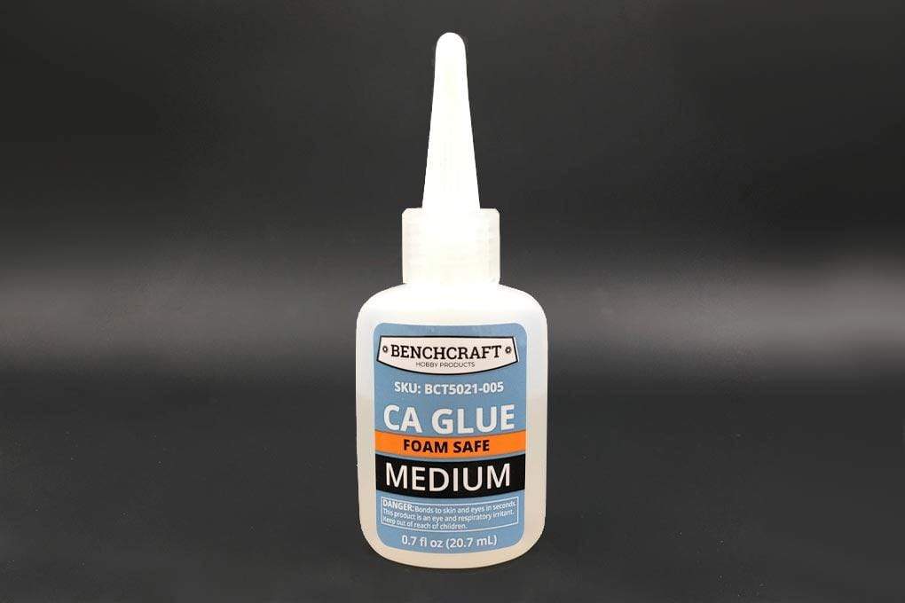 BenchCraft Foam Safe CA Glue Medium - 0.7 oz (21mL)