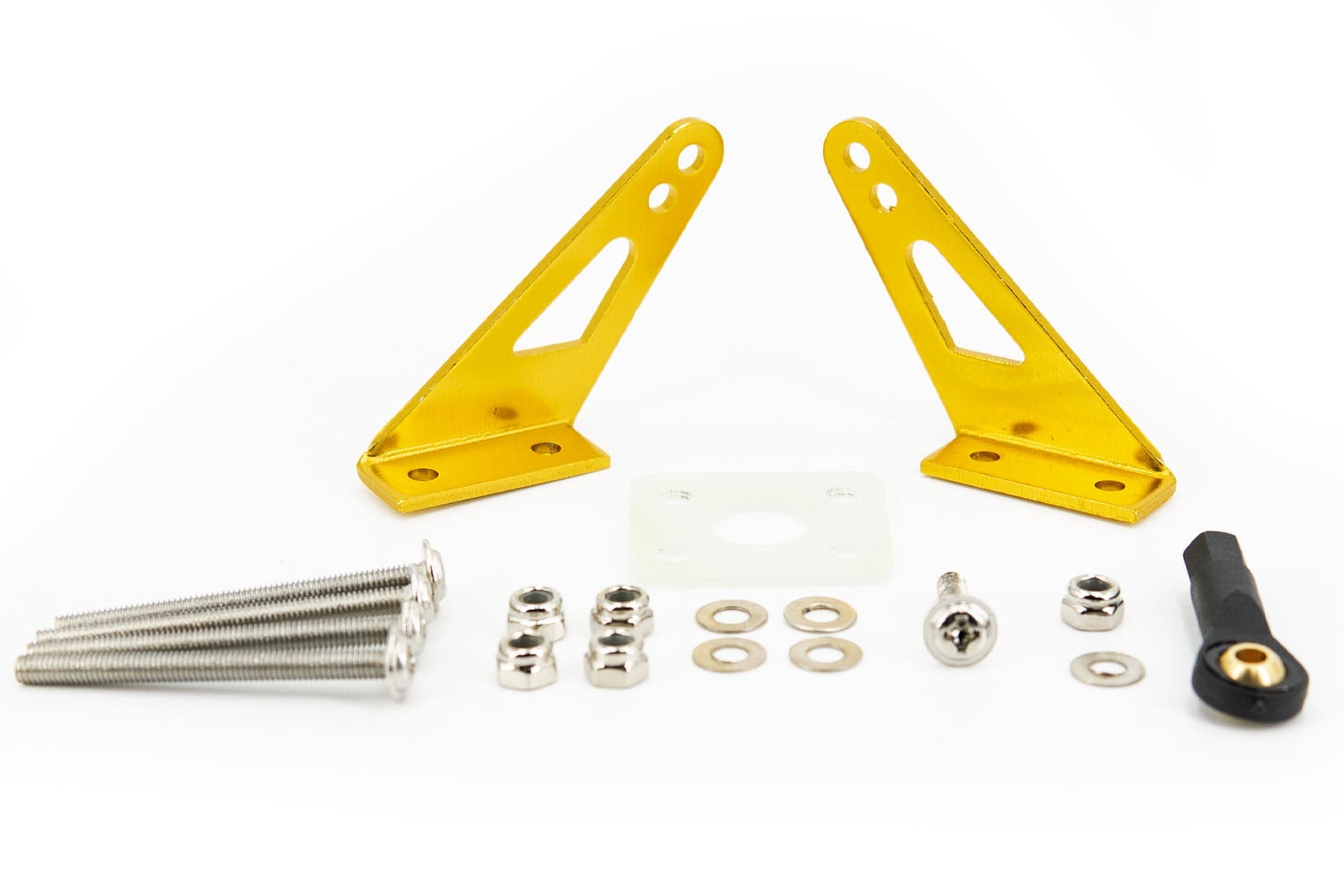 BenchCraft Four Point Aluminum Control Horn and Ball Link Set - Gold